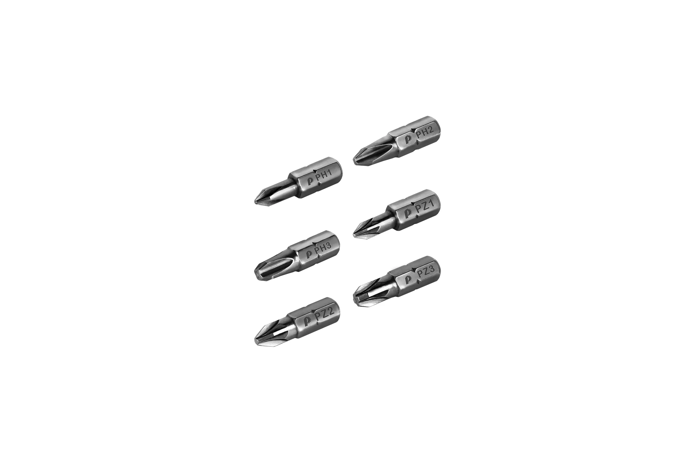 Набор бит (6 шт; PH; PZ; 25 мм) ПРАКТИКА 036-537