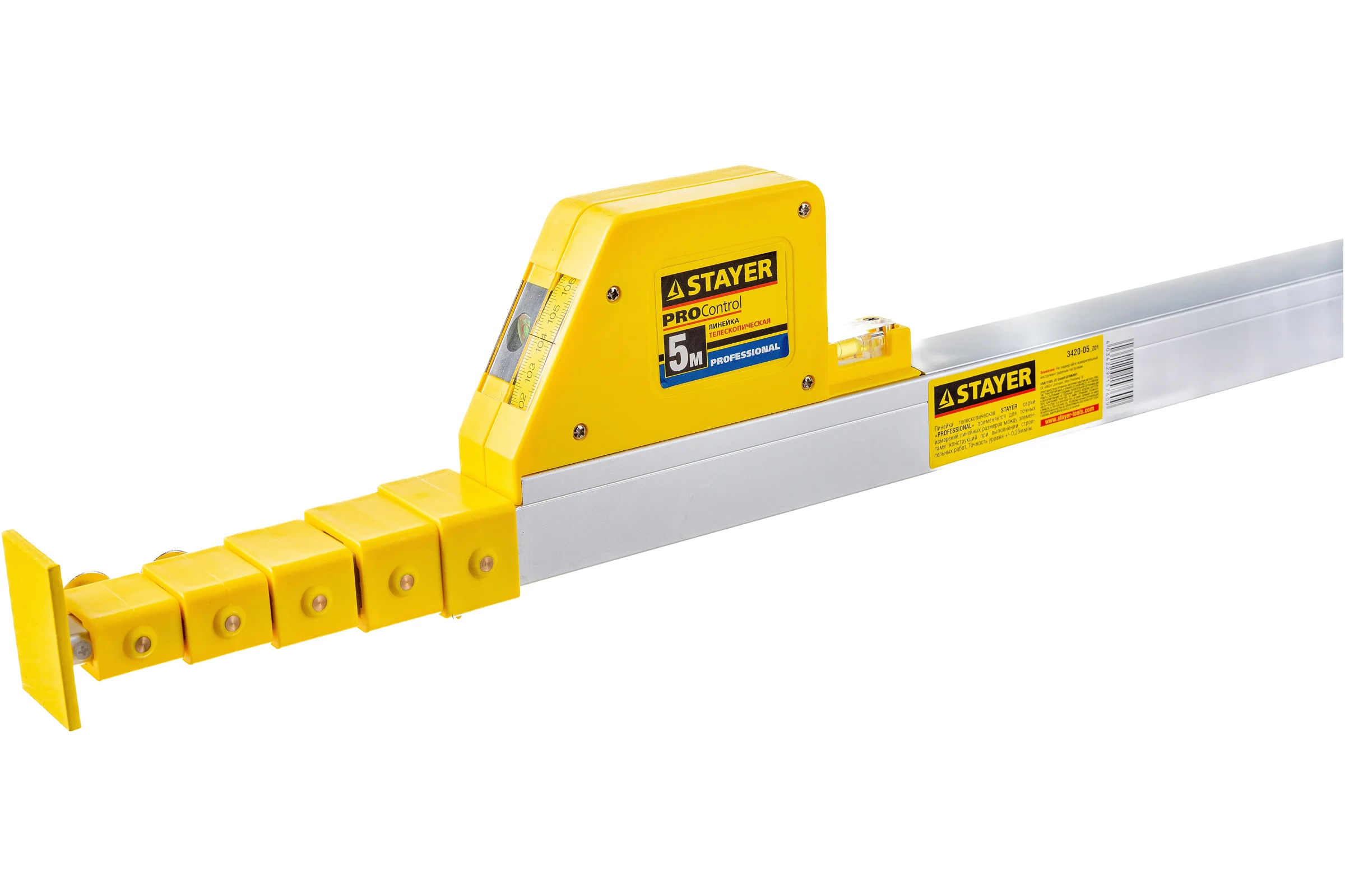 Телескопическая линейка 5 м STAYER PROFI 3420-05_z01