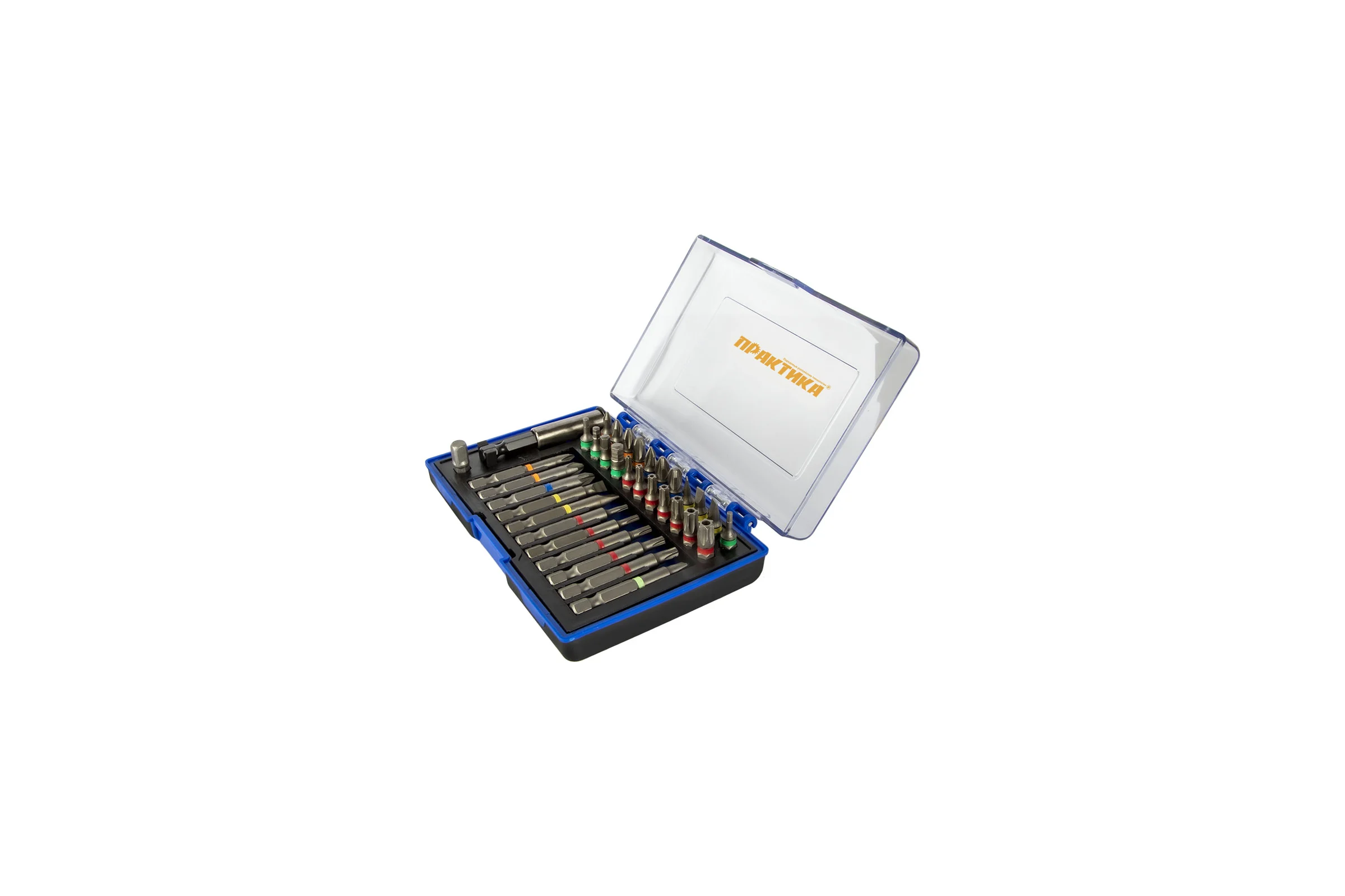 Набор бит (35 шт; PH; PZ; SL; T/Torx; TW; Hex + магнитный держатель) ПРАКТИКА 779-004