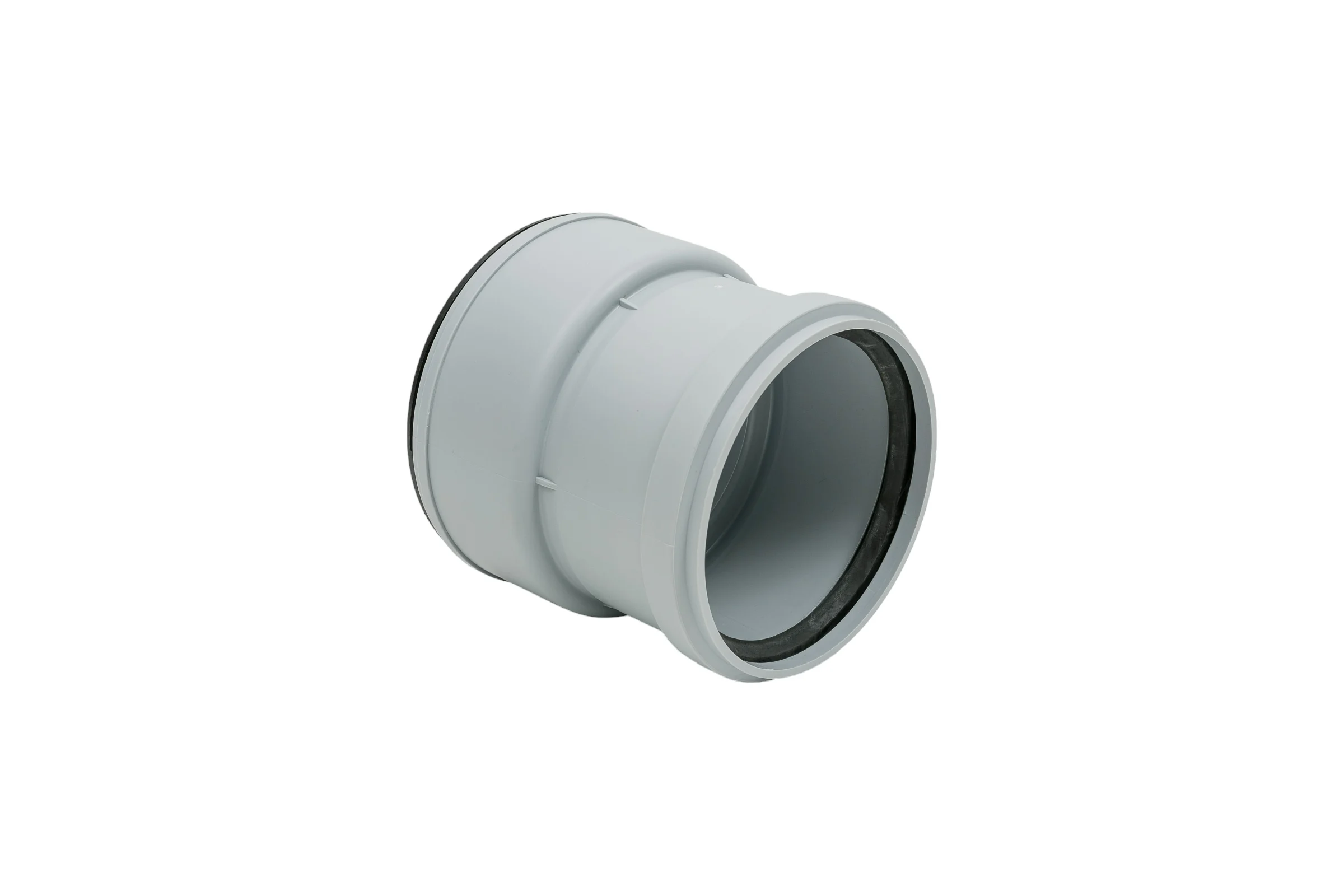 Переходная муфта с ПВХ/ПП на чугун/сталь Fachmann D110/100 с манжетой, для внутренней канализации 01.076