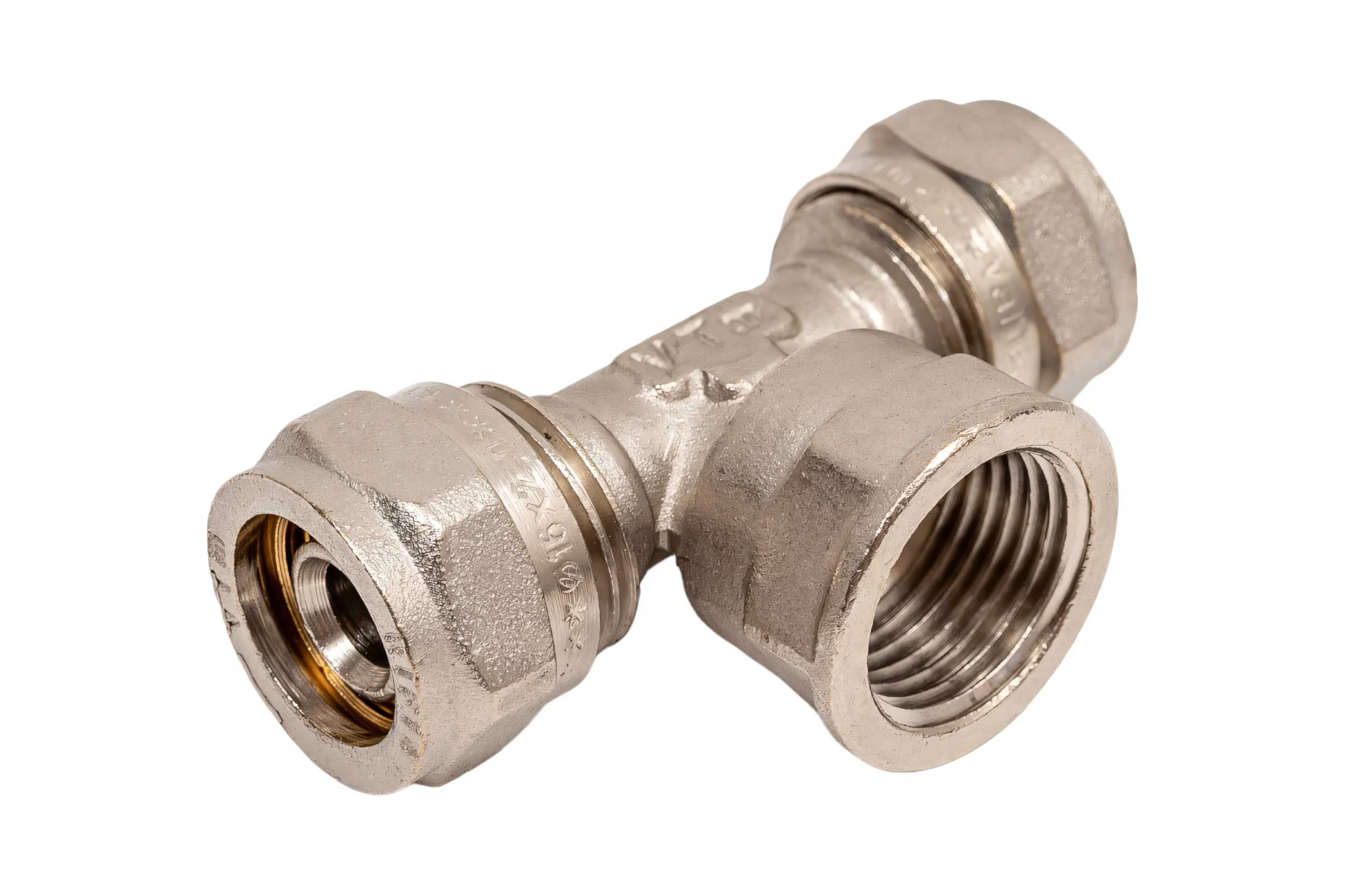 Тройник 16х1/2"х16 Valtec 676 VTm.332.N.160416