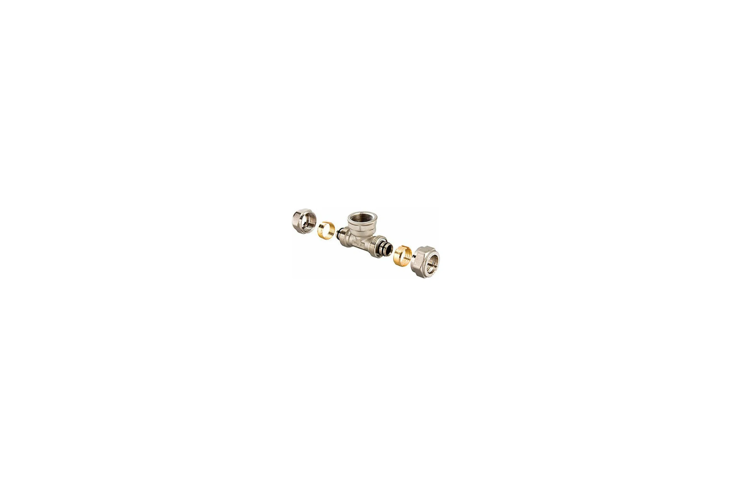 Тройник 26х3/4"х26 Valtec 17606