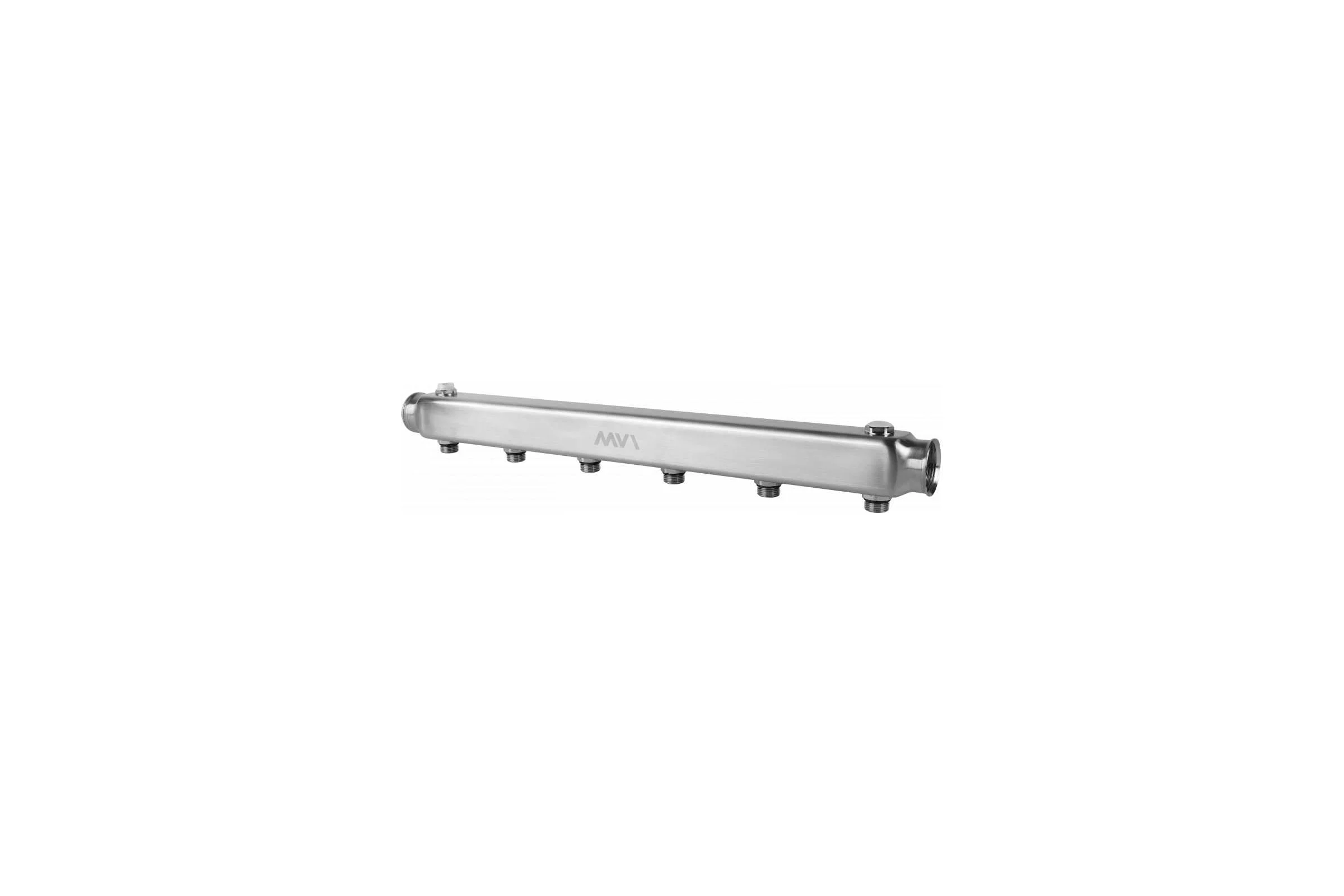 Коллектор MVI из нержавеющей стали, м\ц 100мм, 1"x1/2", 6 выходов (пара) ML.406.06