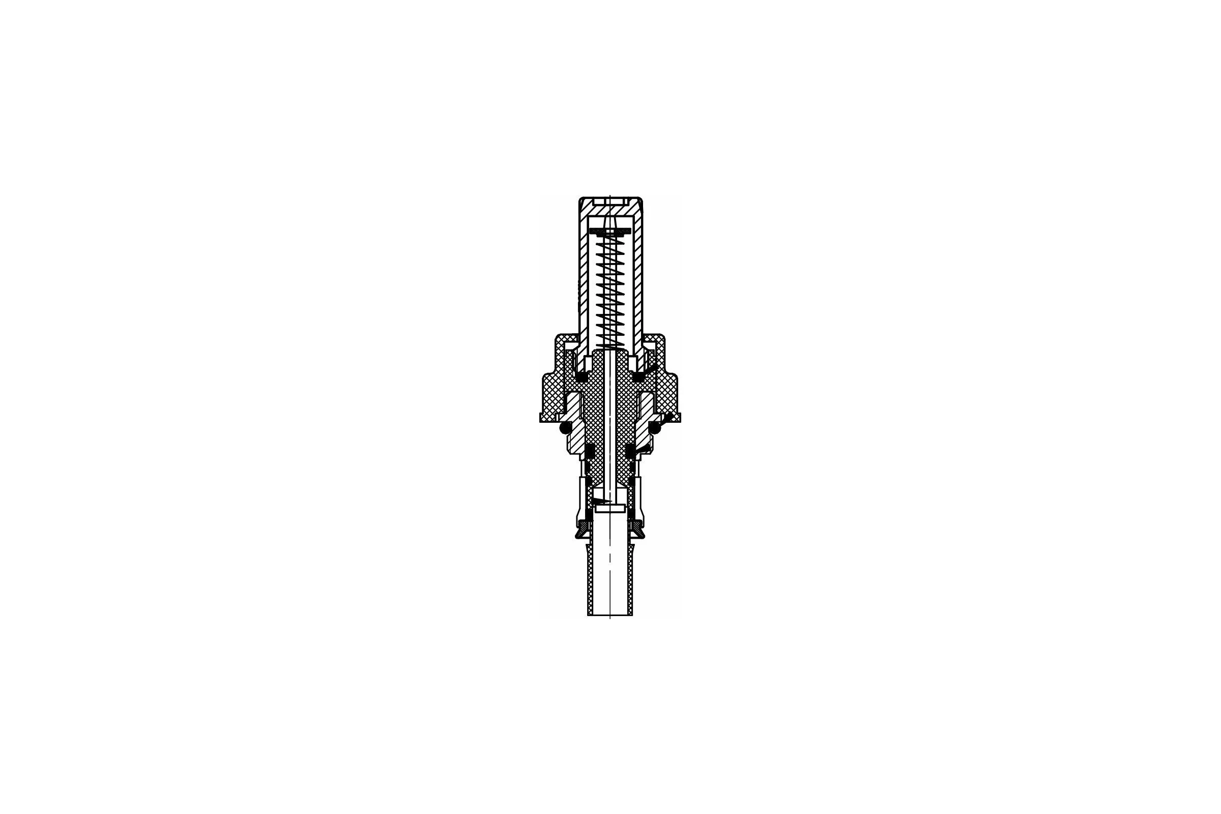 Коллекторный расходомер MVI 1/2" с ниппелем для коллекторного блока SP.300.00
