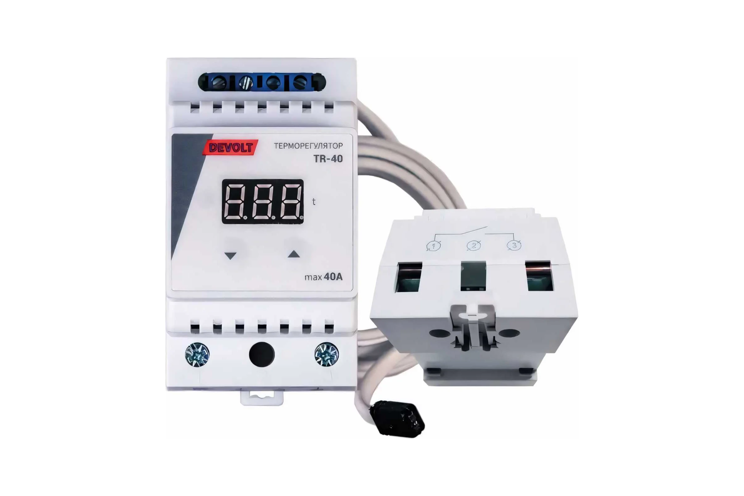 Терморегулятор Devolt TR-40, 8.5 кВт, 40 А DEVOLTTR40