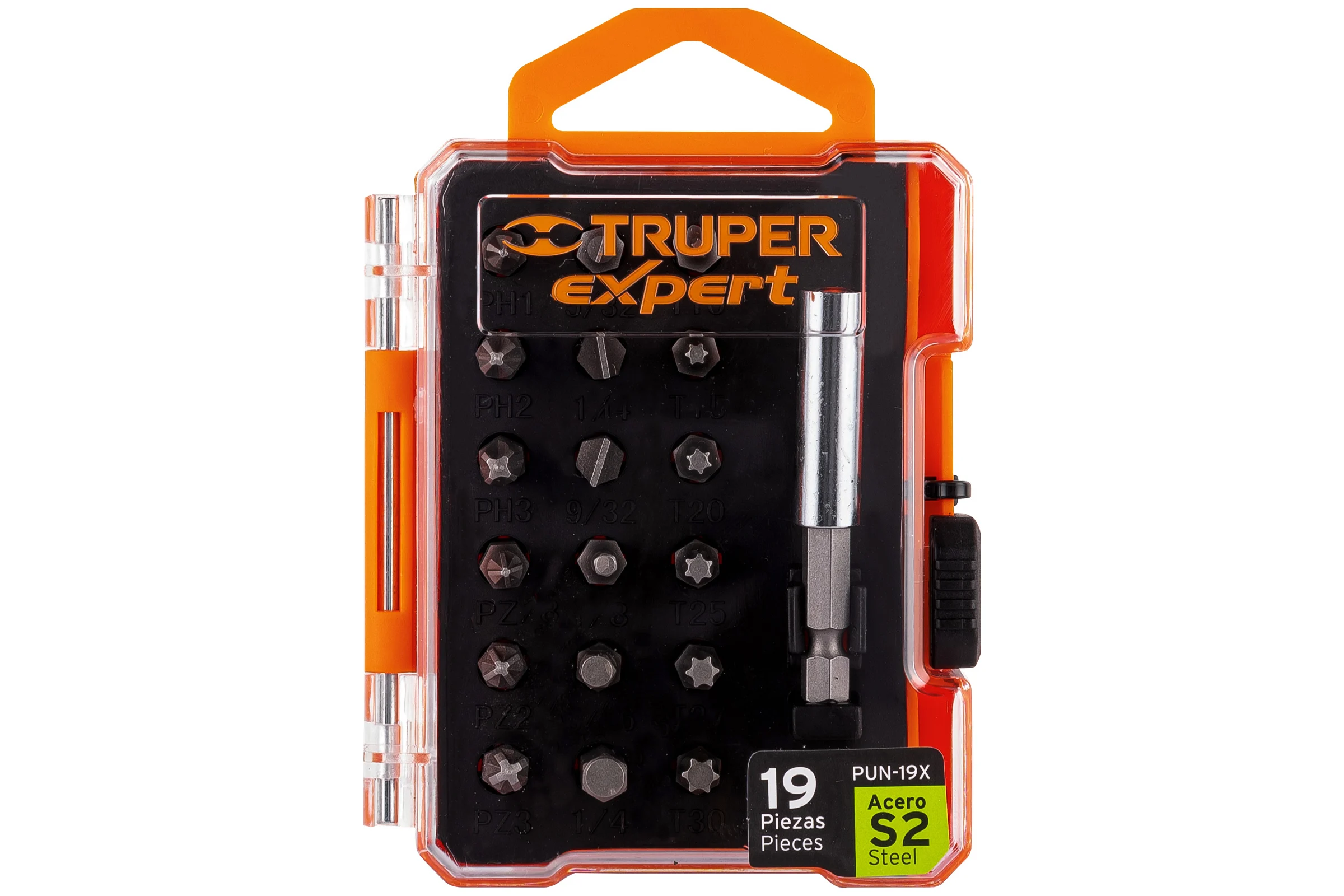 Набор бит 19 предметов PUN-19x Truper 11885