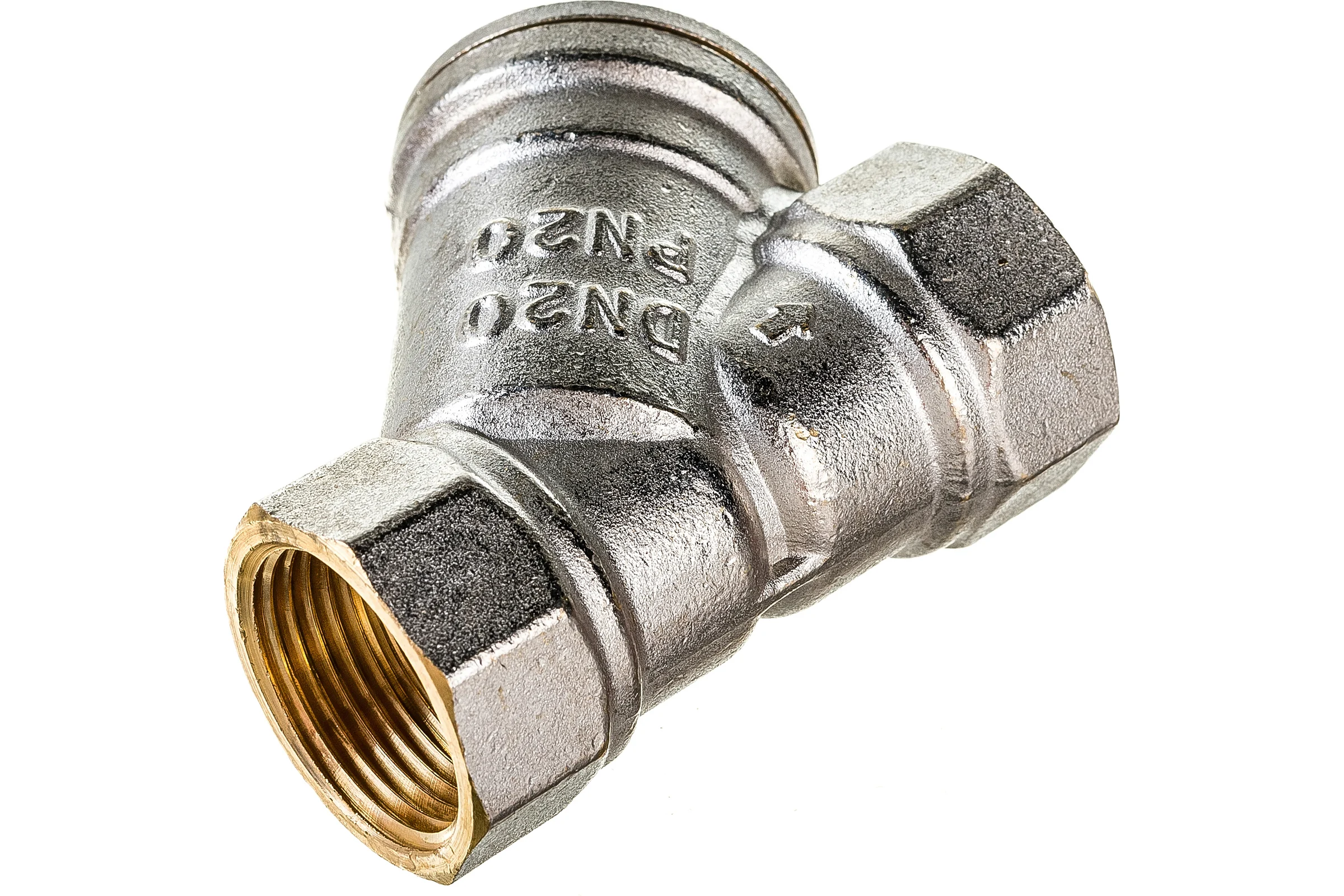 Фильтр сетчатый муфтовый для воды (3/4") Valtec VT.192.N.05
