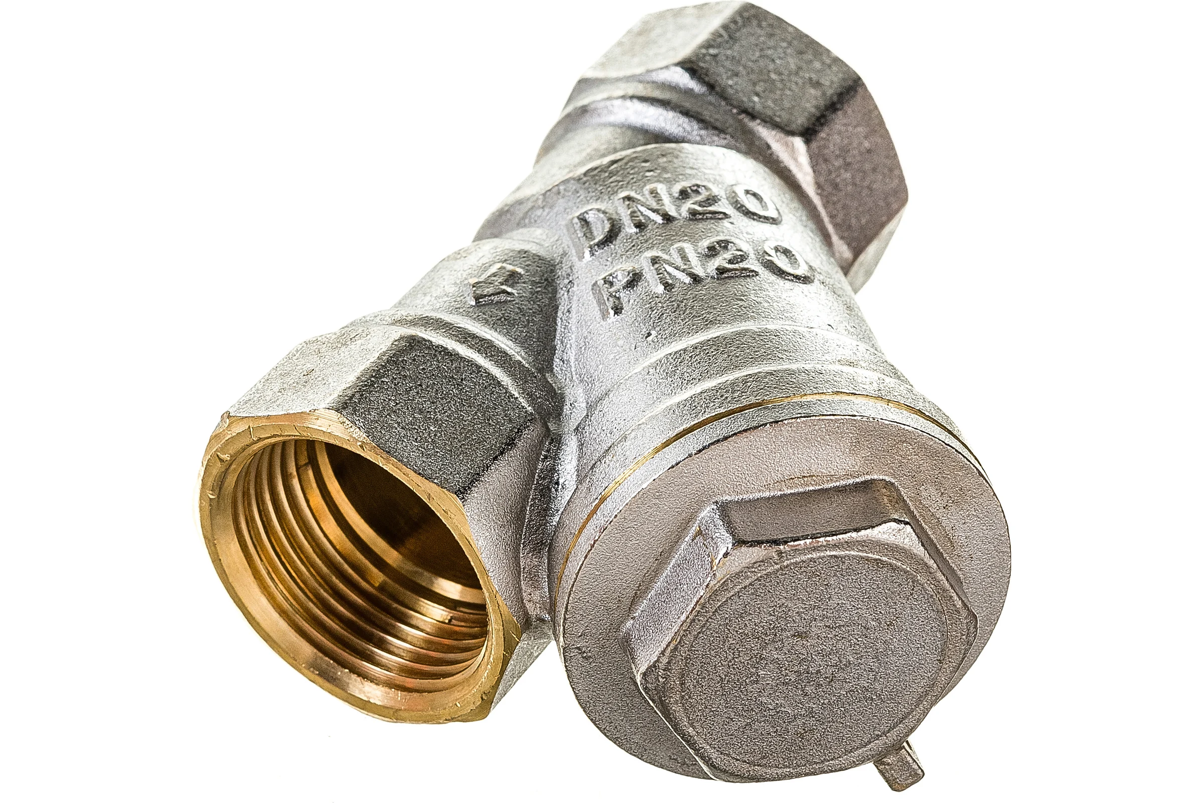 Фильтр сетчатый муфтовый для воды (3/4") Valtec VT.192.N.05