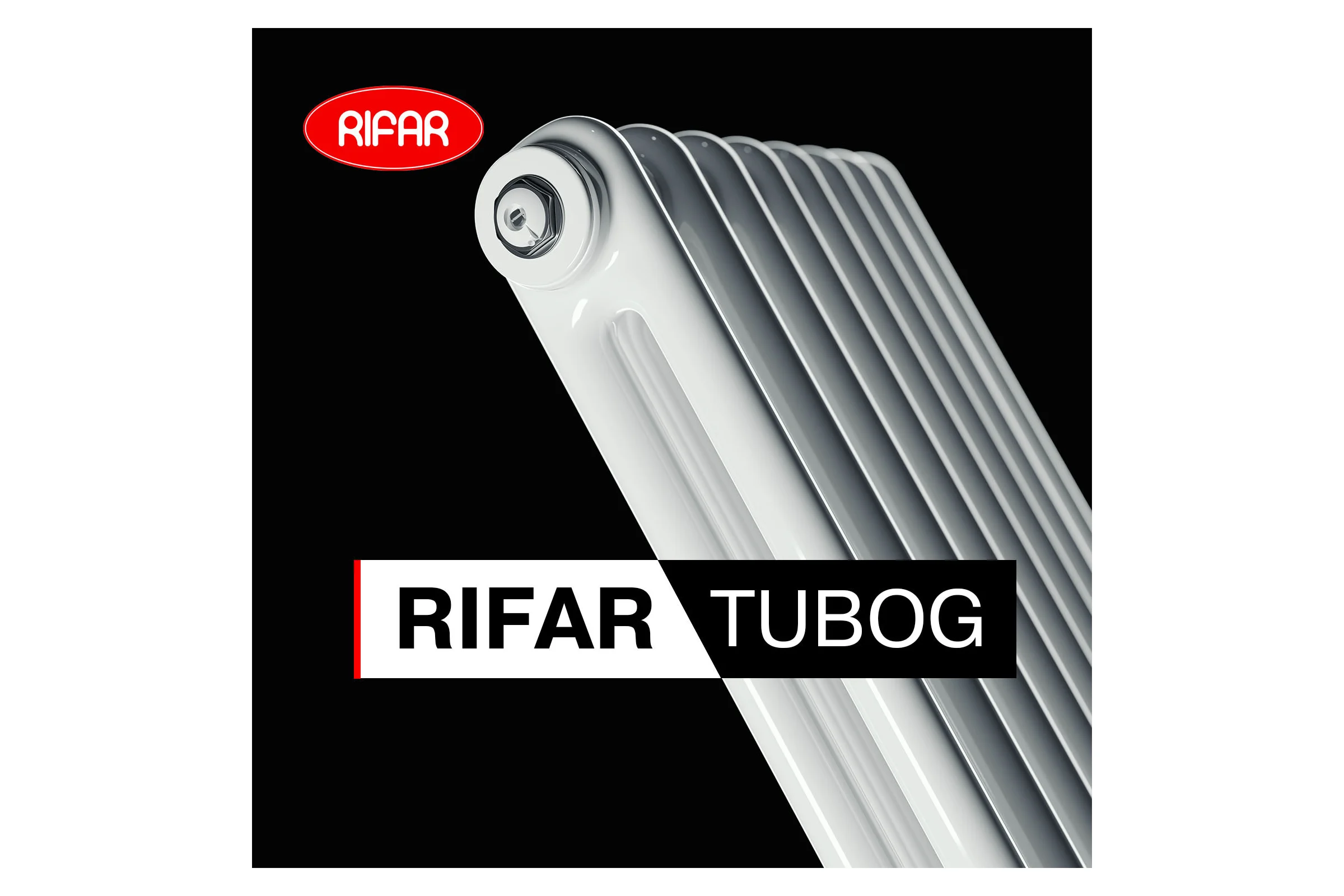 Радиатор трубчатый RIFAR TUBOG Ventil 2180 DV1 04 секц. нижн. TUB 2180-04-DV1