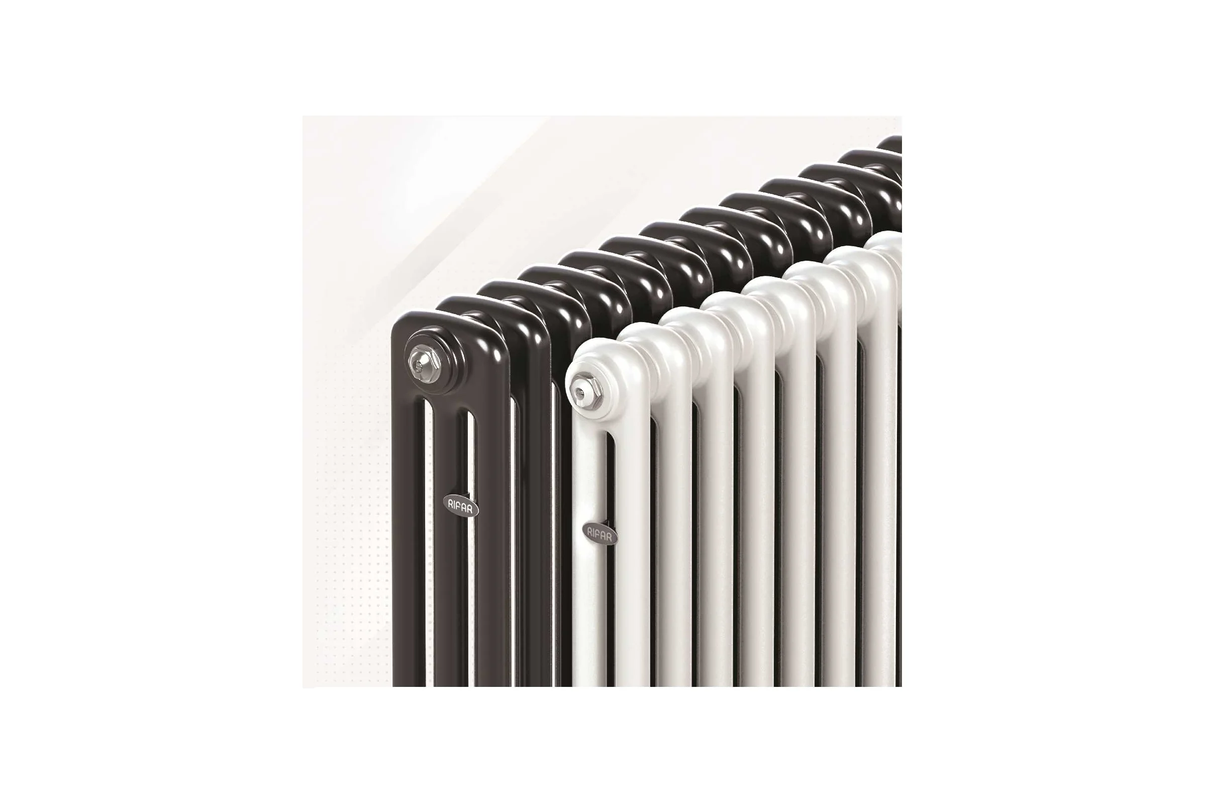 Радиатор трубчатый RIFAR TUBOG 2180 Антрацит 04 секц. бок. TUB 2180-04-AN