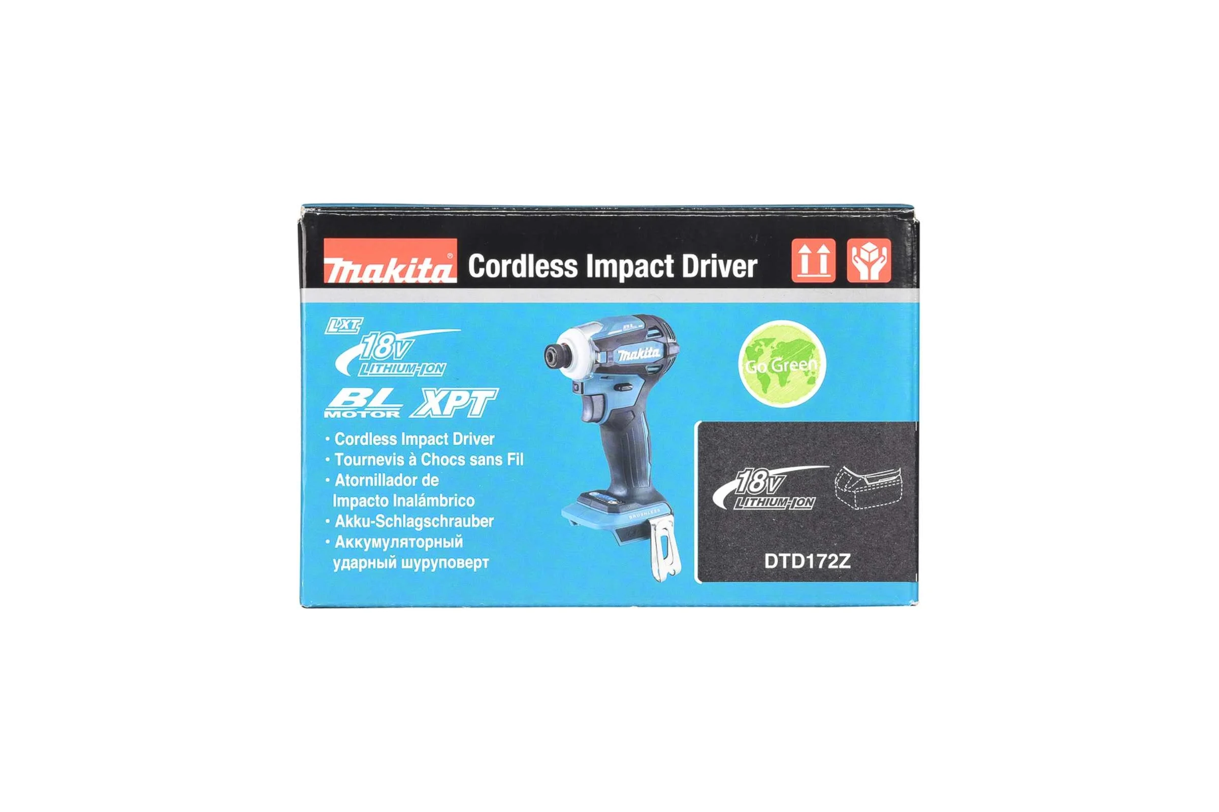 Аккумуляторный ударный бесщеточный шуруповерт Makita 180Нм, М5-М16 DTD172Z
