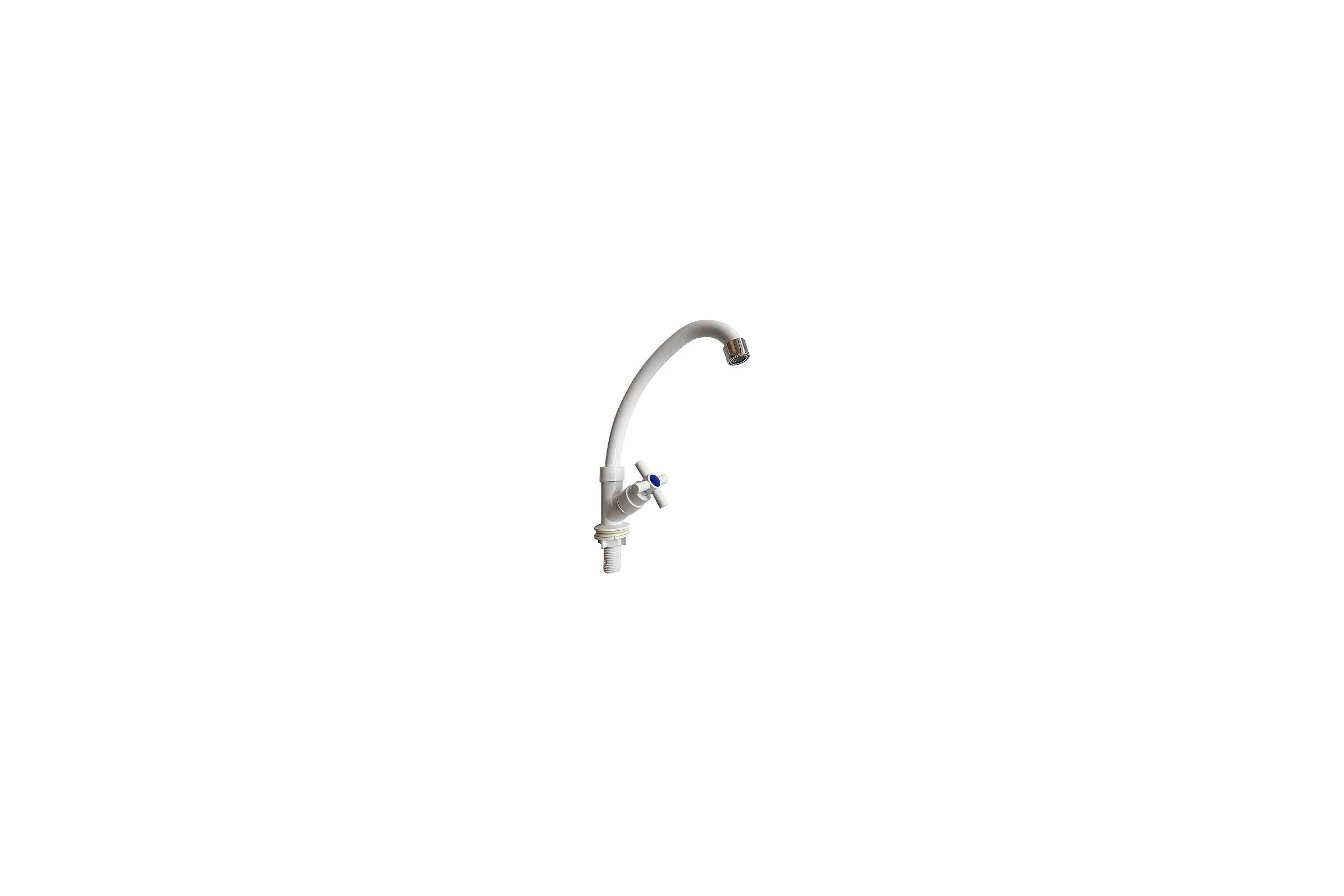 Моно-смеситель ROEGEN 1/2" м/к, ABS, белый L4 RX523A