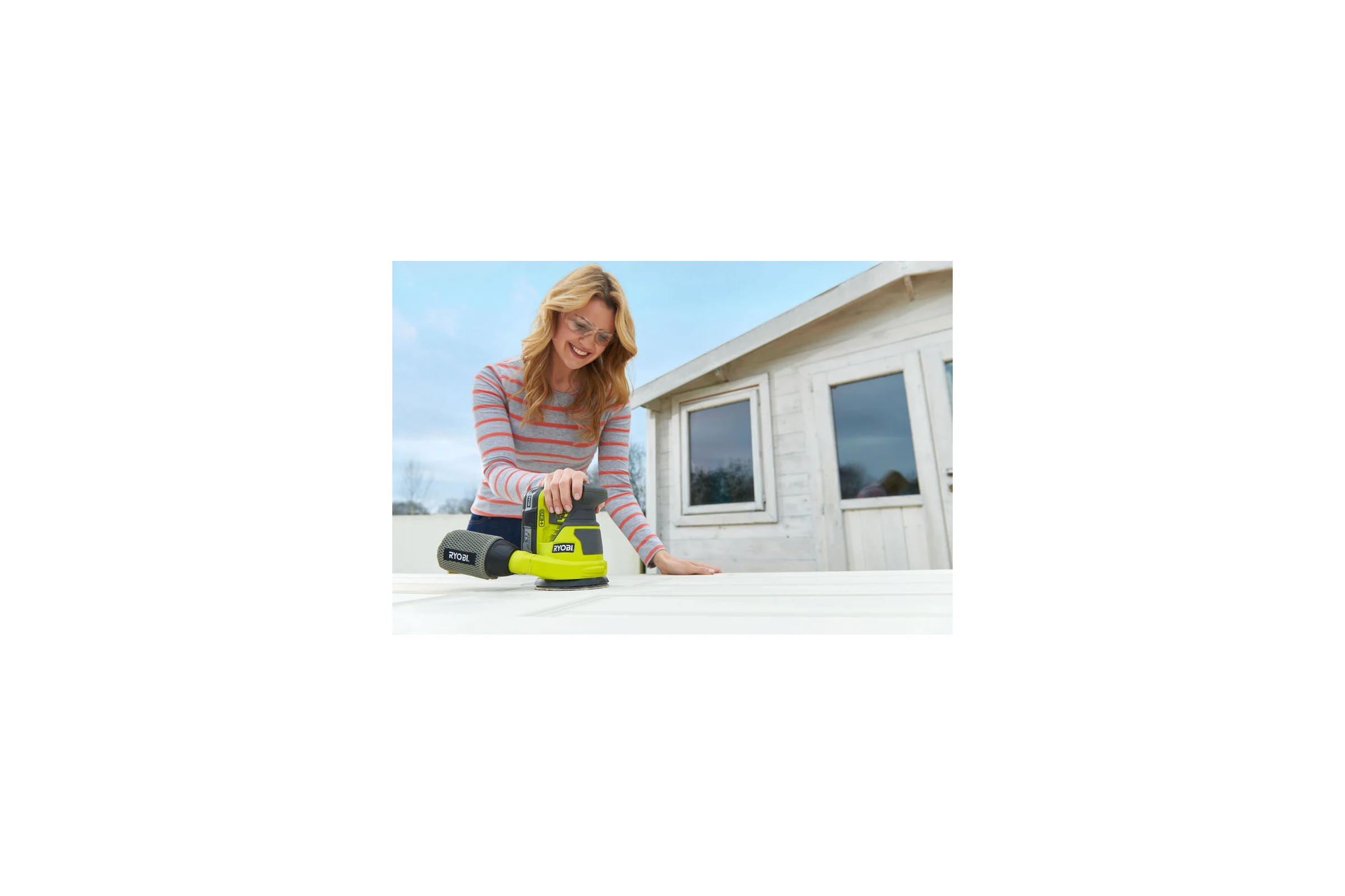 Эксцентриковая шлифмашина Ryobi ONE+ R18ROS-0 5133002471