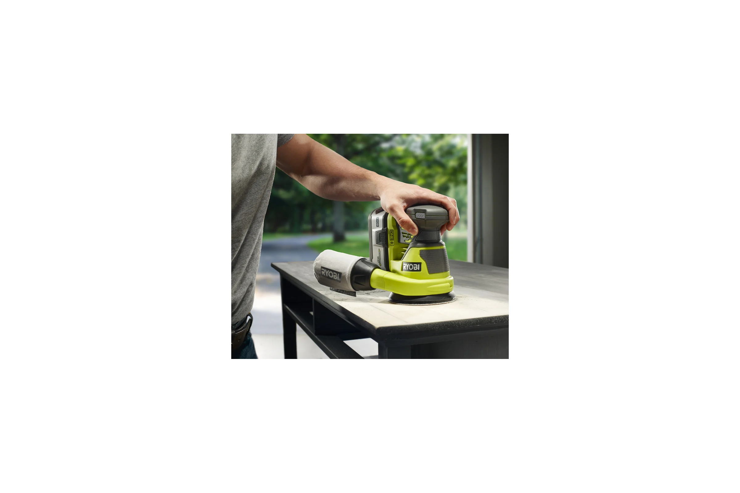 Эксцентриковая шлифмашина Ryobi ONE+ R18ROS-0 5133002471