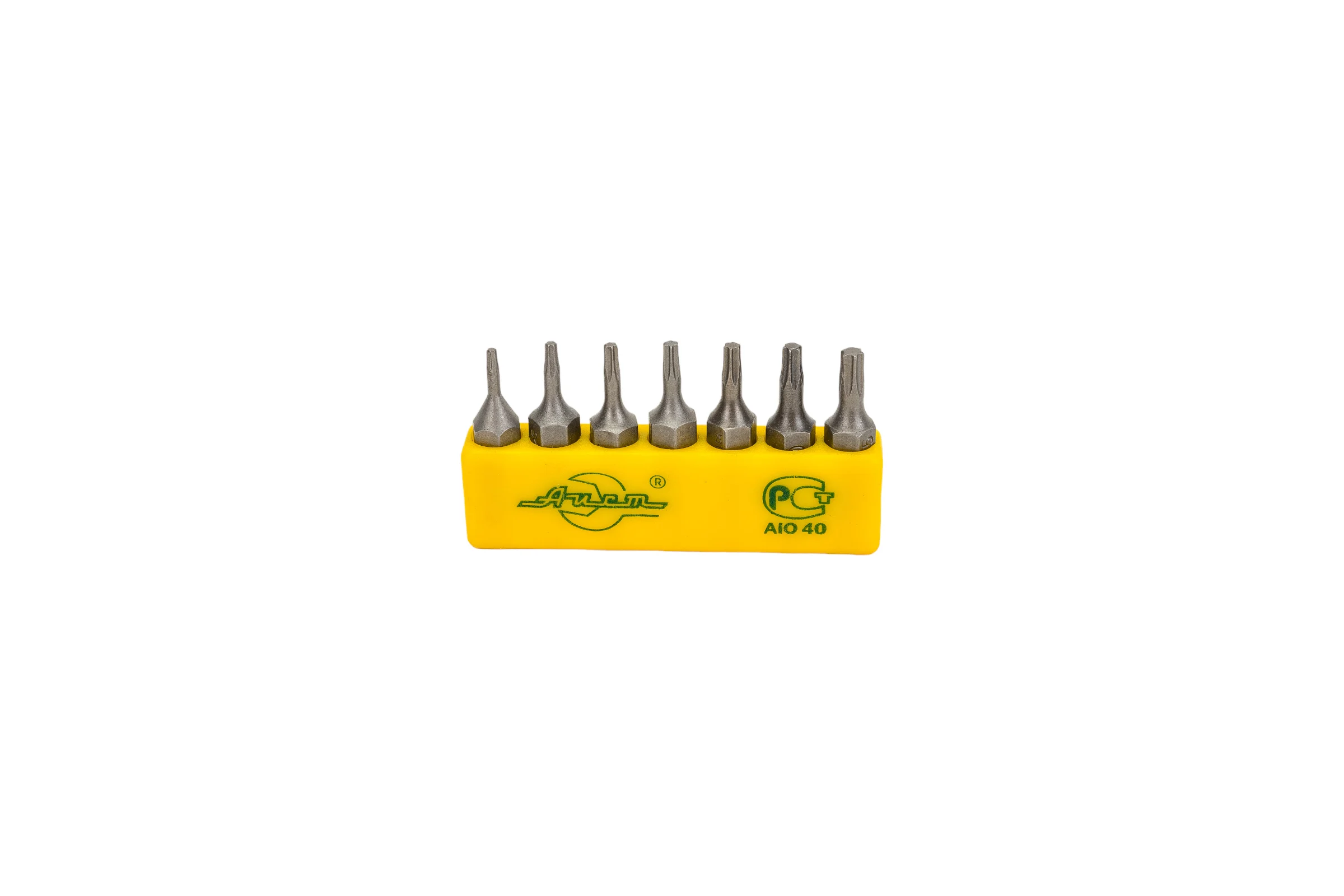 Набор битов TORX T5-T15, 1/4", 7 предметов AIST 10106007T-1 00-00025989