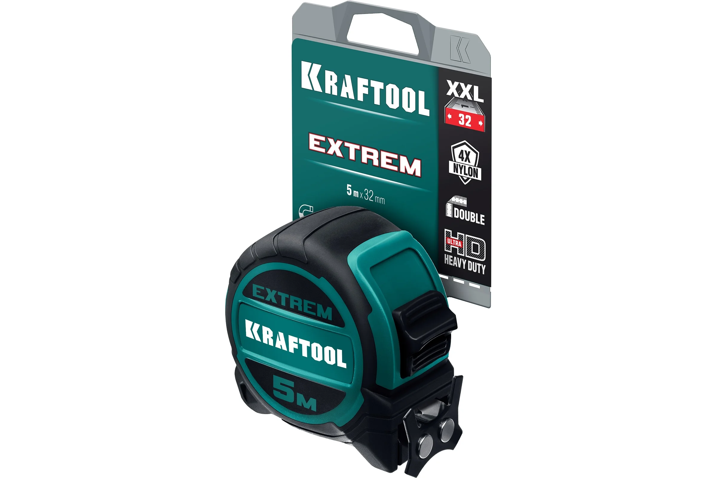 Рулетка со сверхшироким полотном KRAFTOOL Extrem 5м х 32мм 34127-5