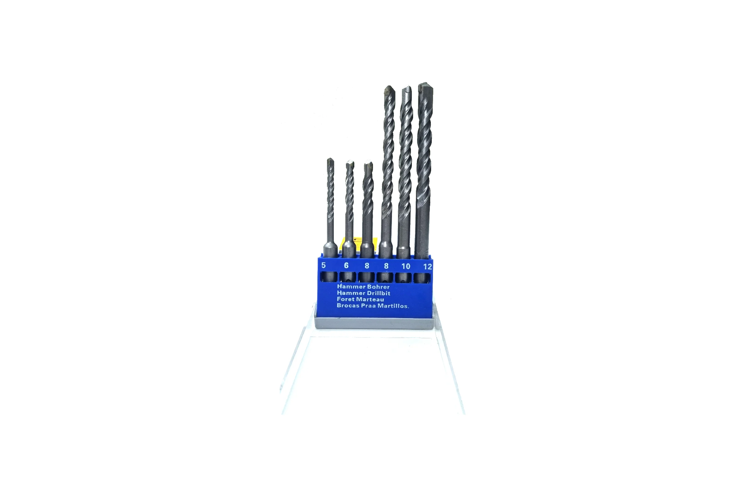 Набор буров по бетону SDS-plus 6 шт, 5-12 мм Strong CTC-023001106