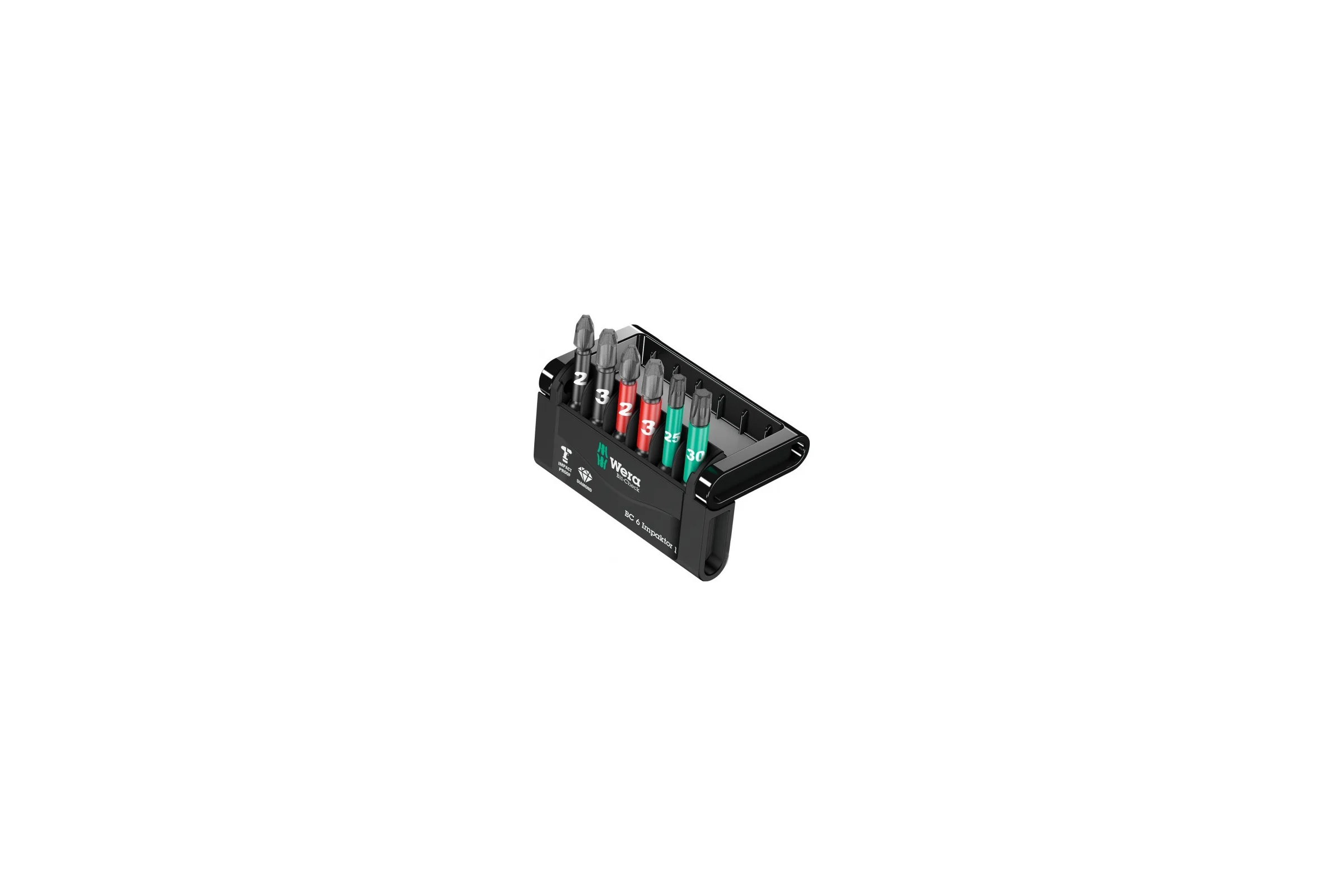 Набор насадок MINI-CHECK IMPAKTOR 6 шт WERA WE-057695