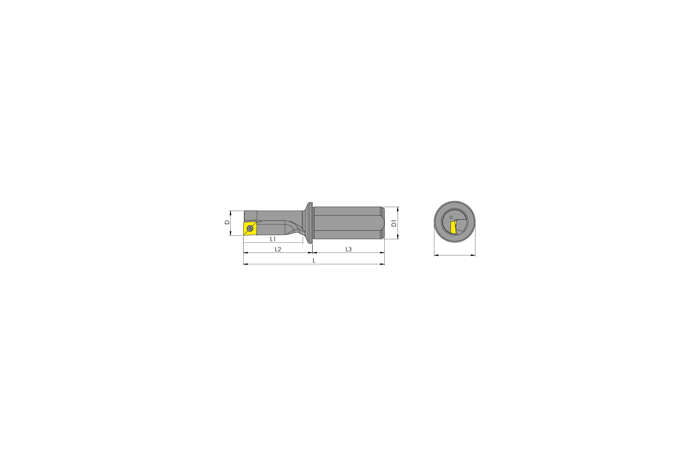Корпус сверла BTMT 25Rx2.25D VORGEN 4687203151867