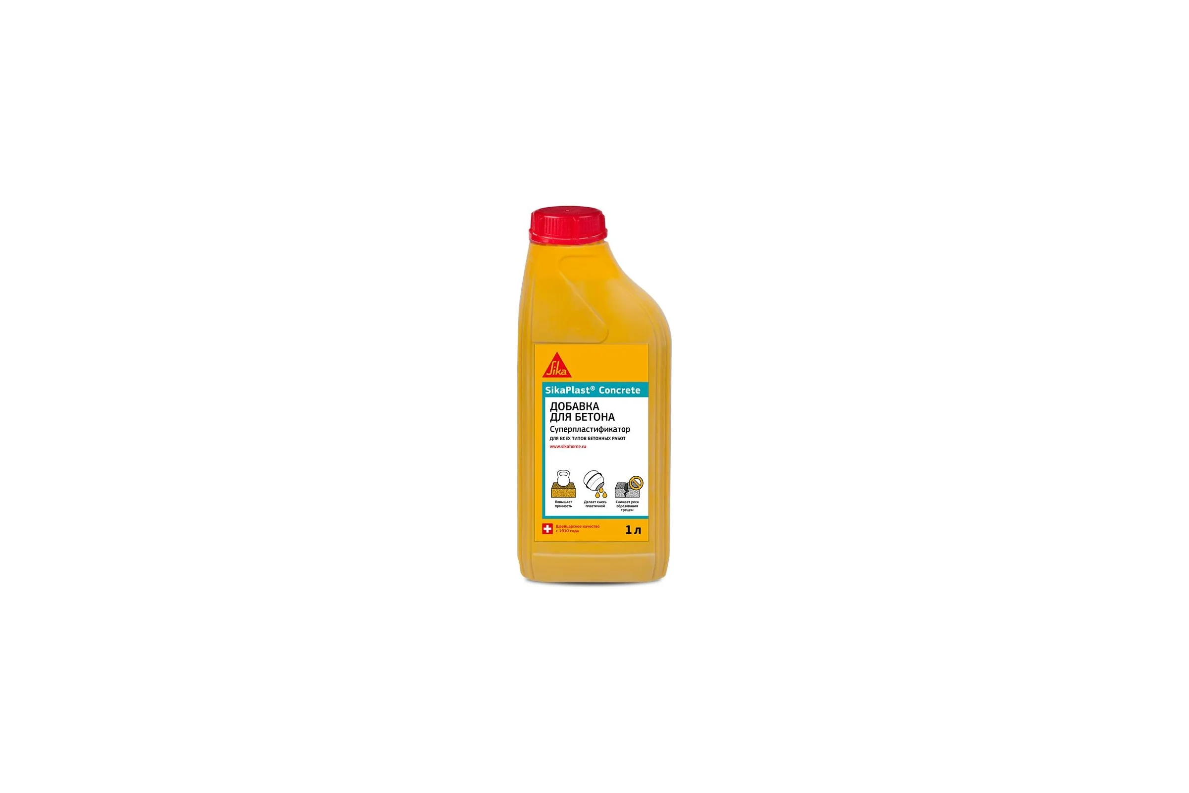 Суперпластификатор для бетона SIKA Plast Concrete Канистра 1л. 533339