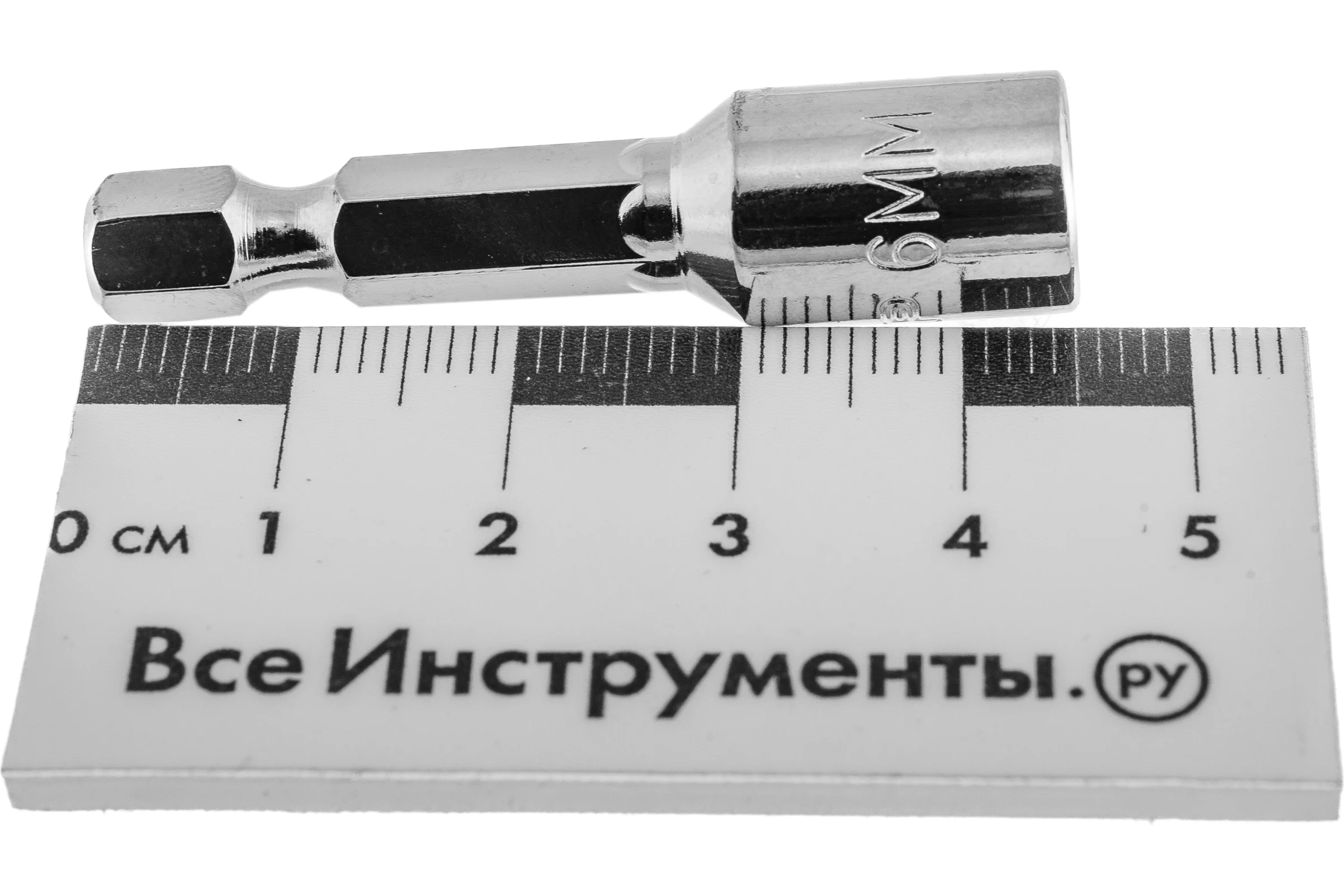 Биты "МАСТЕР" с торцовой головкой, магнитные, Cr-V, тип хвостовика E 1/4", 6х45мм, 2шт Зубр 26392-06-02