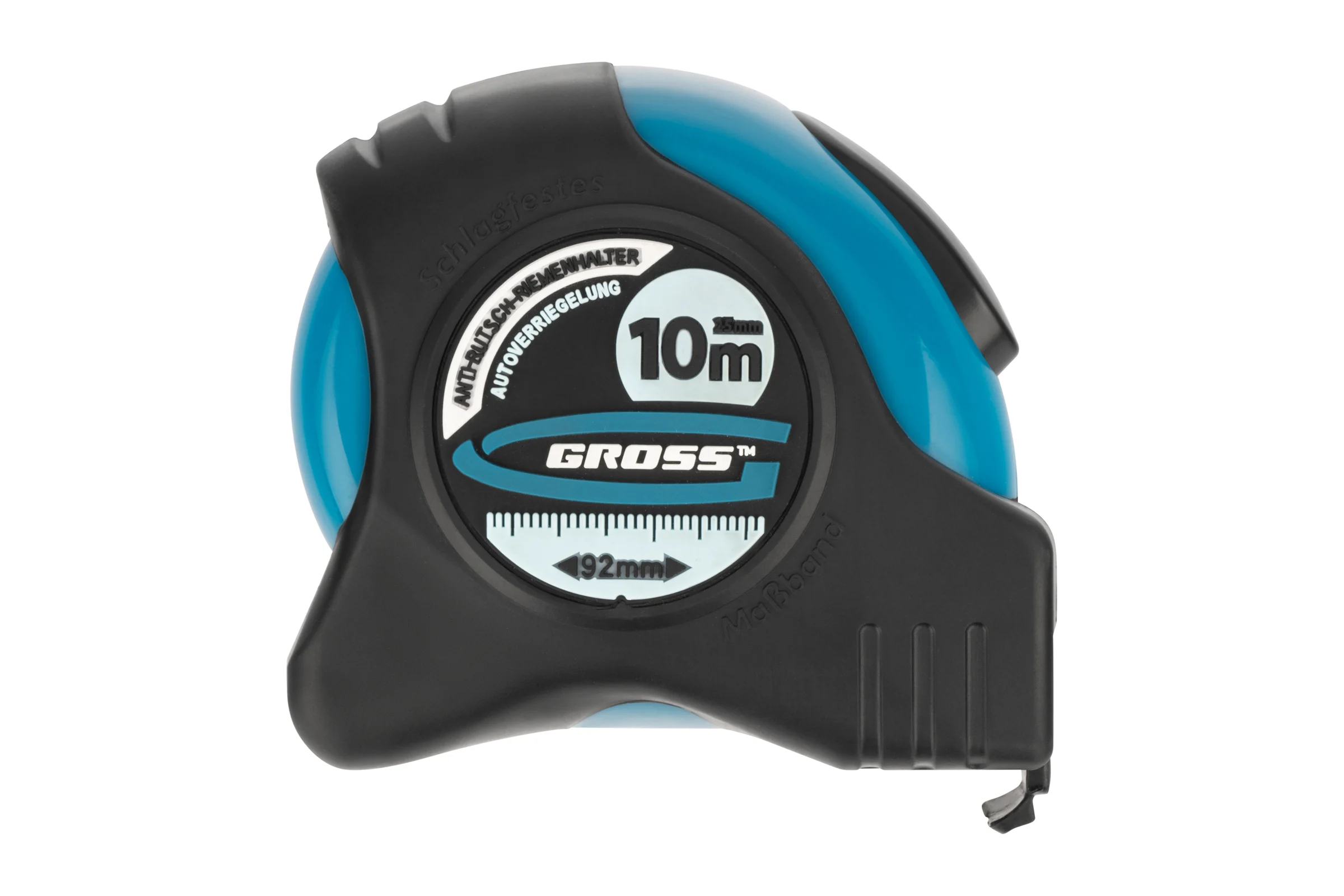 Рулетка 10мx25мм GROSS Schlagfest 31115