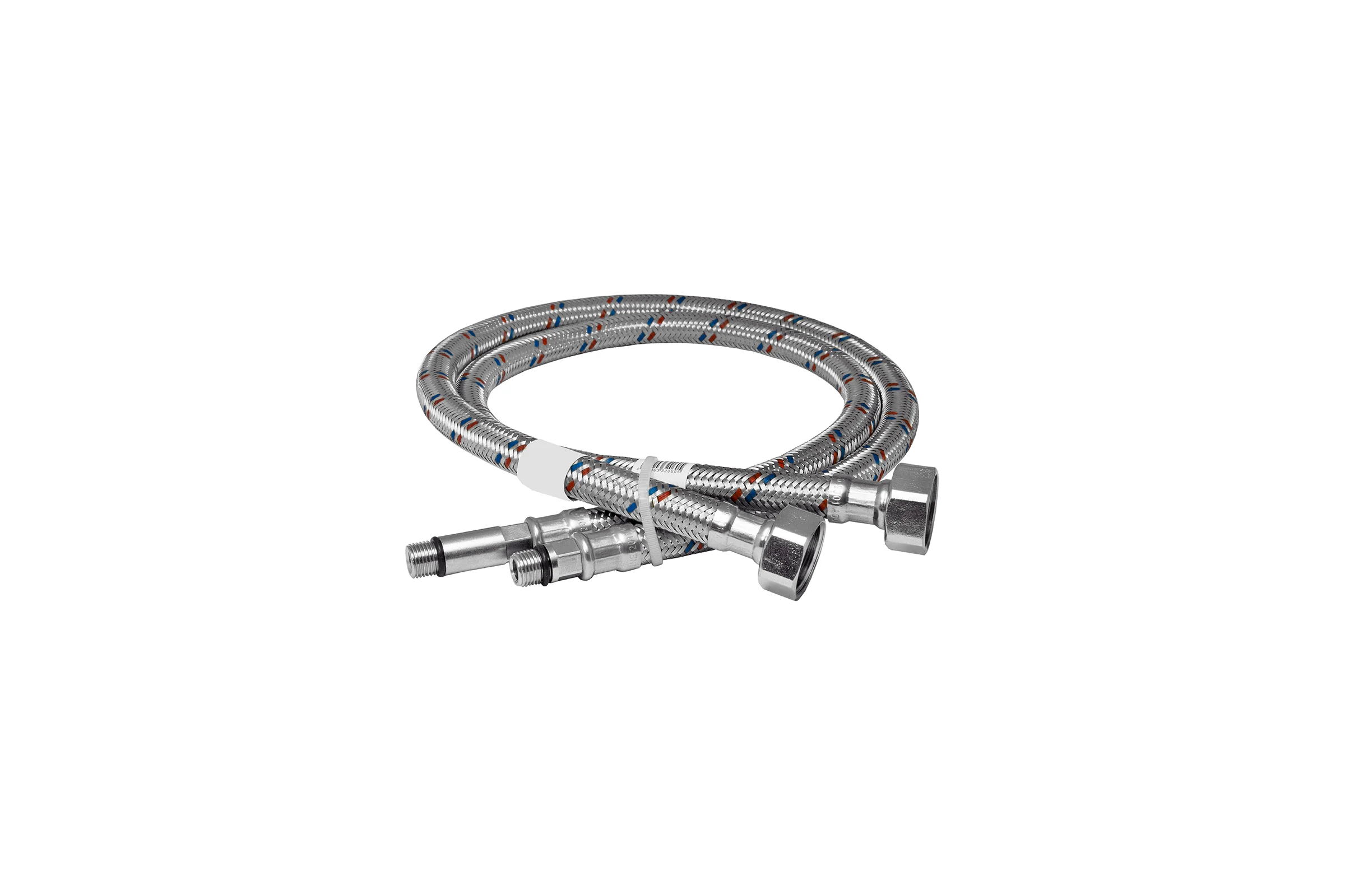 Гибкая подводка для смесителей ELKA 1/2"хМ10х100 см пара - длинный и короткий хвостовик ИС.100307