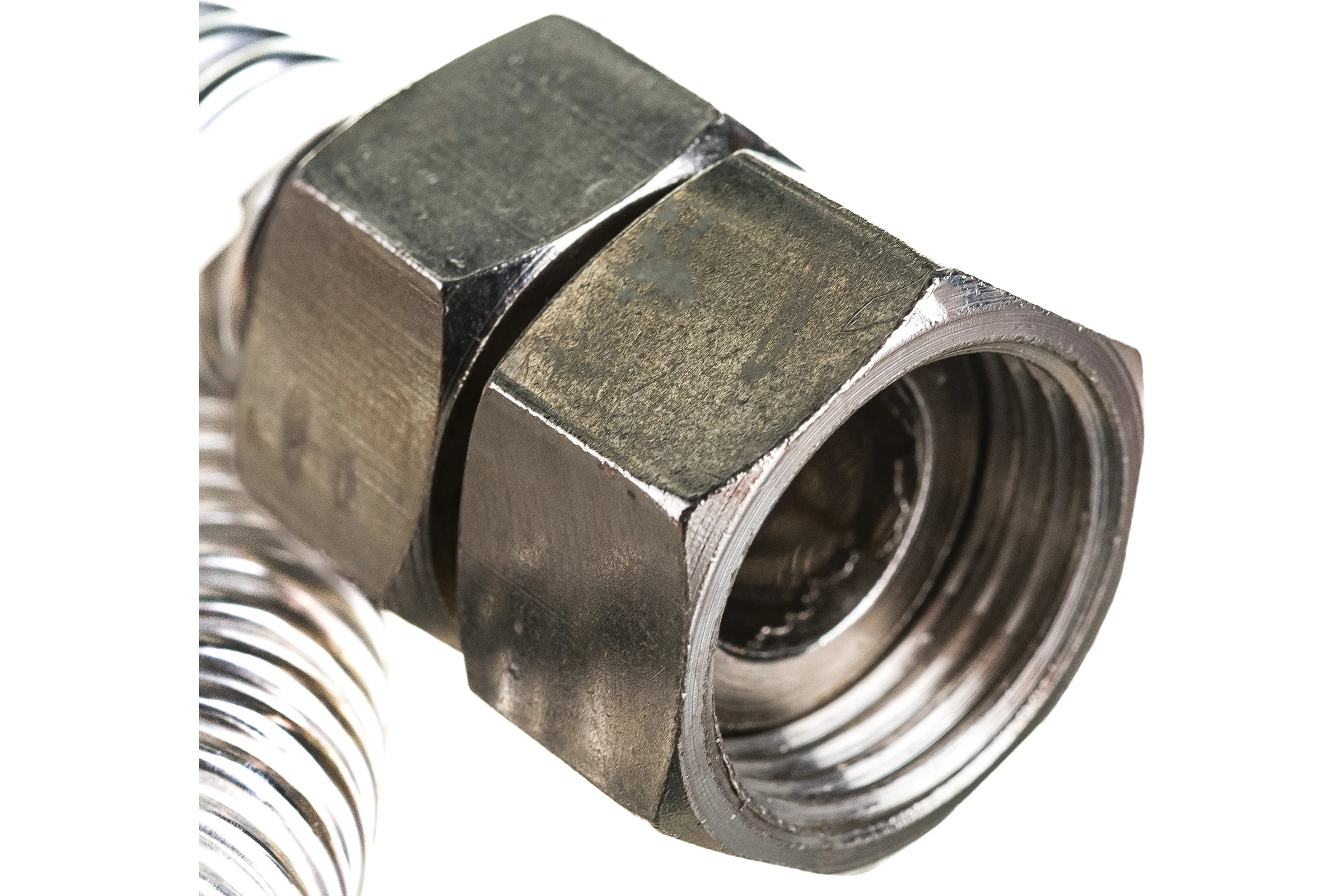 Сильфонная подводка для газа Overcon 1/2", 100 см, в/в ИС.100664 00000000444
