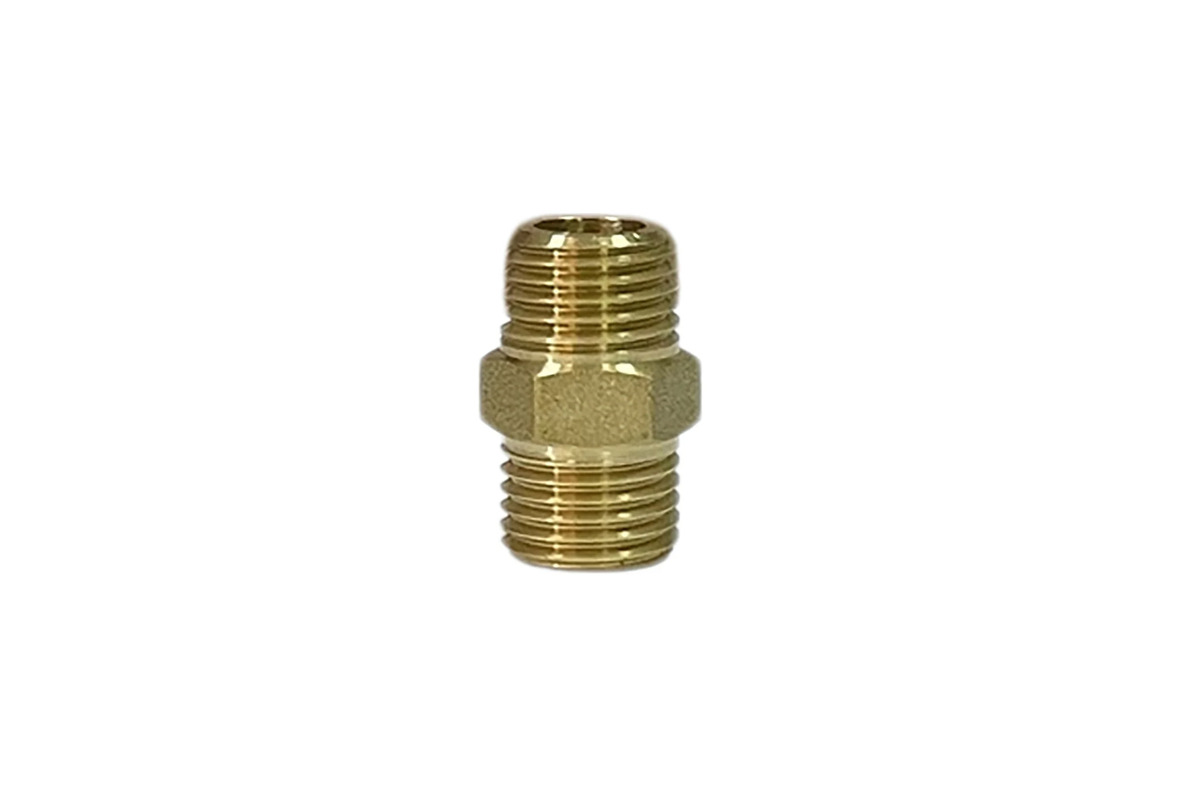 Ниппель LadAna Е-25 для резьбовых соединений, 1/4x1/4", нар. резьба, латунь 100605025