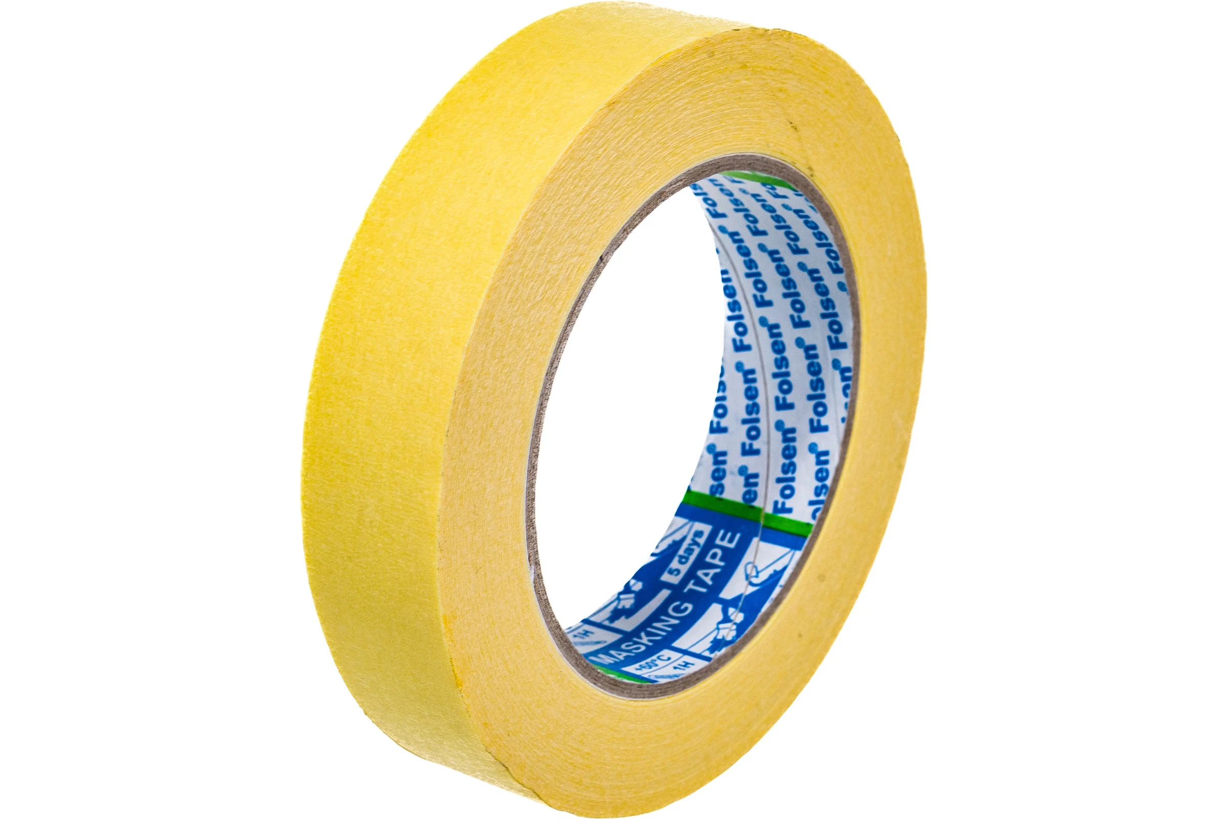 Малярная лента Folsen желтая 60oC 25ммx50м 02325