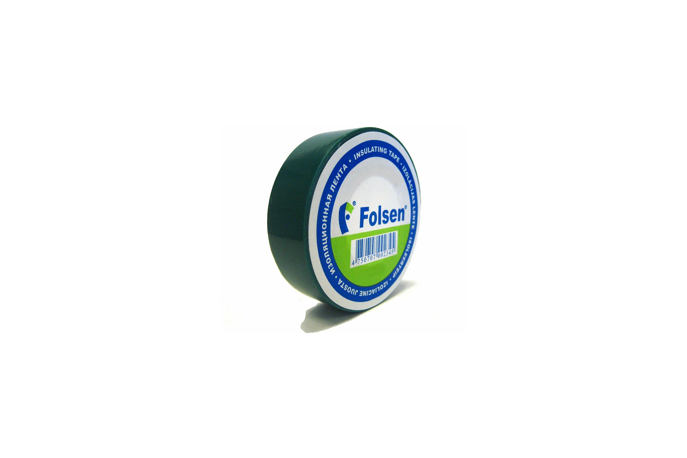 Изоляционная лента Folsen 19ммx20м зелёная 012503
