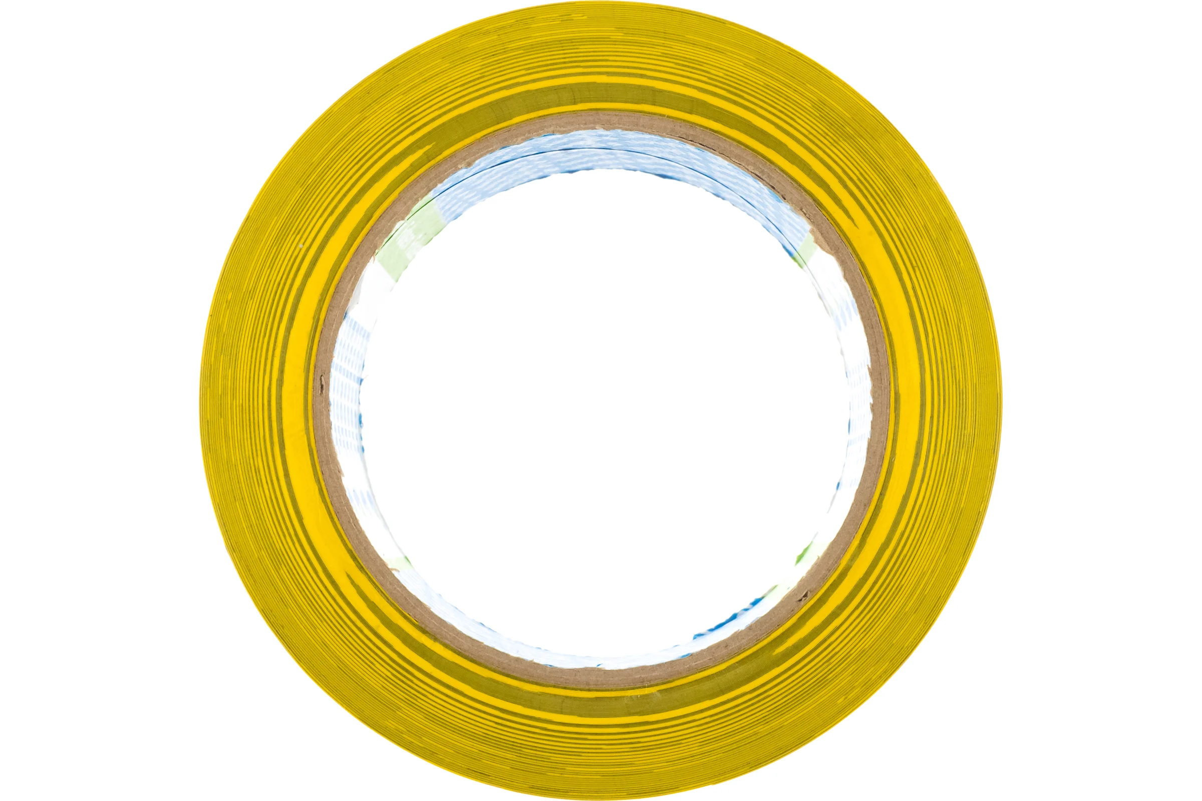 Клейкая сигнальная лента Folsen 50ммx33м желто-чёрная PVC 0663350