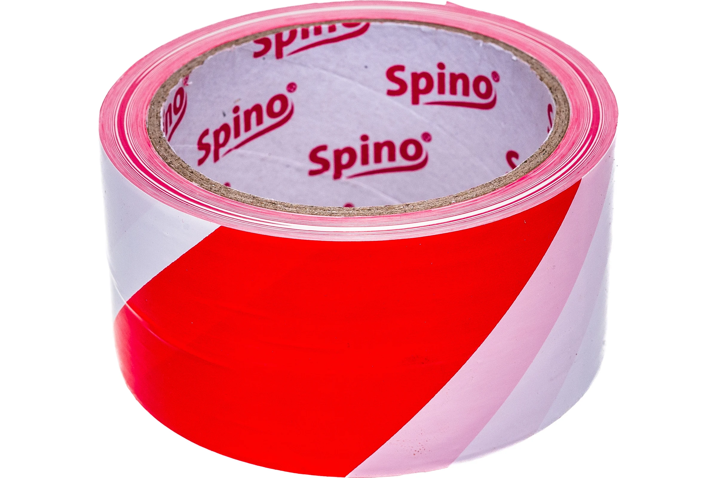 Сигнальная лента SPINO 50ммx100м красно-белая PE 78050