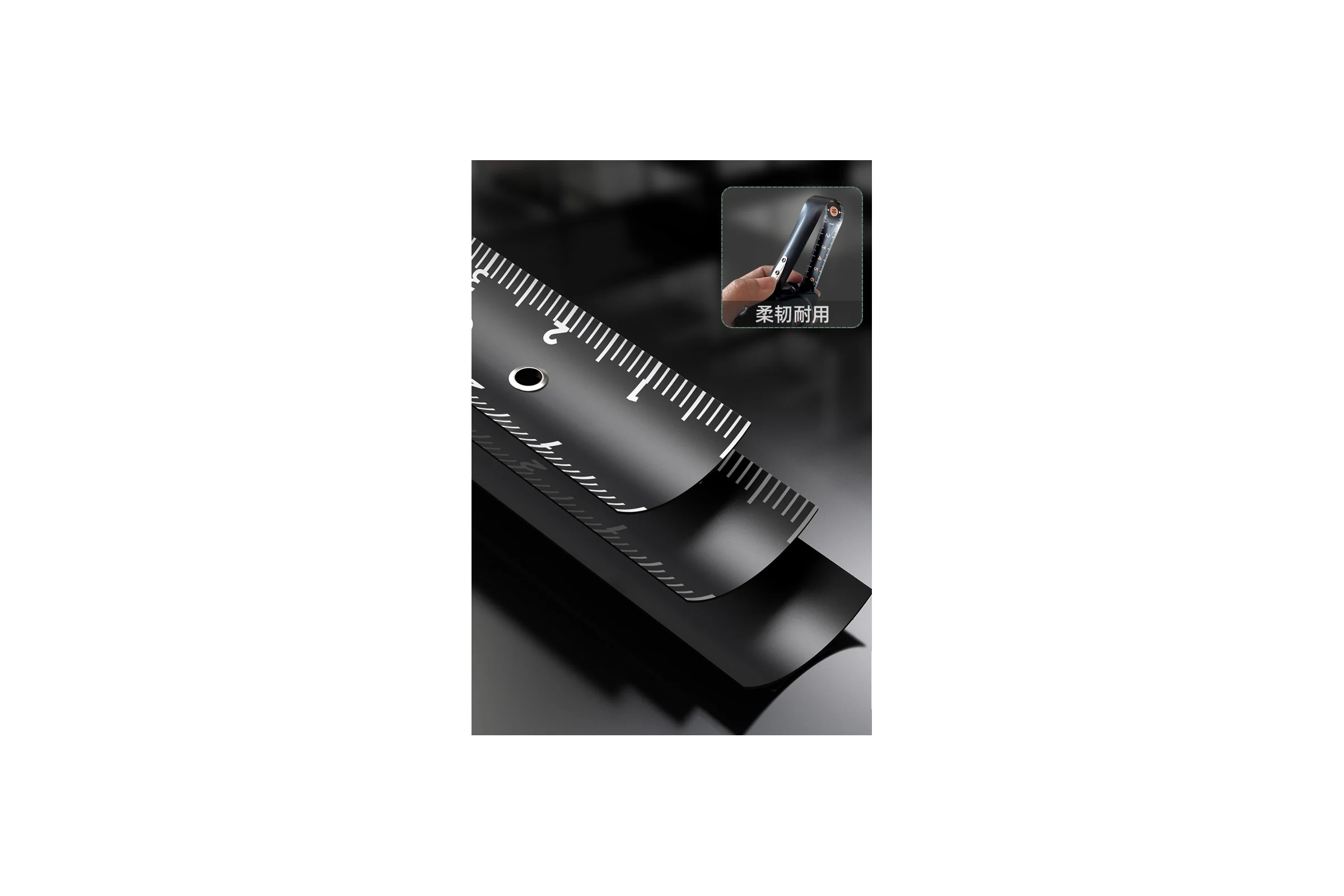 Рулетка DELI home series gray ht8316c 3мх16мм, эксклюзивный дизайн, корпус из софттач пластика, противоскользящая резиновая вставка, подарочная упаковка 112896