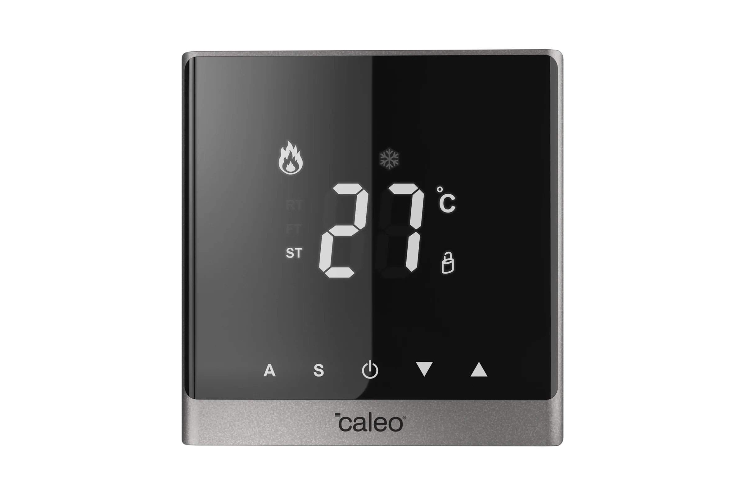 Терморегулятор Caleo c732 встраиваемый, цифровой, 3,5 кВт (серебристый) 0К-00000782