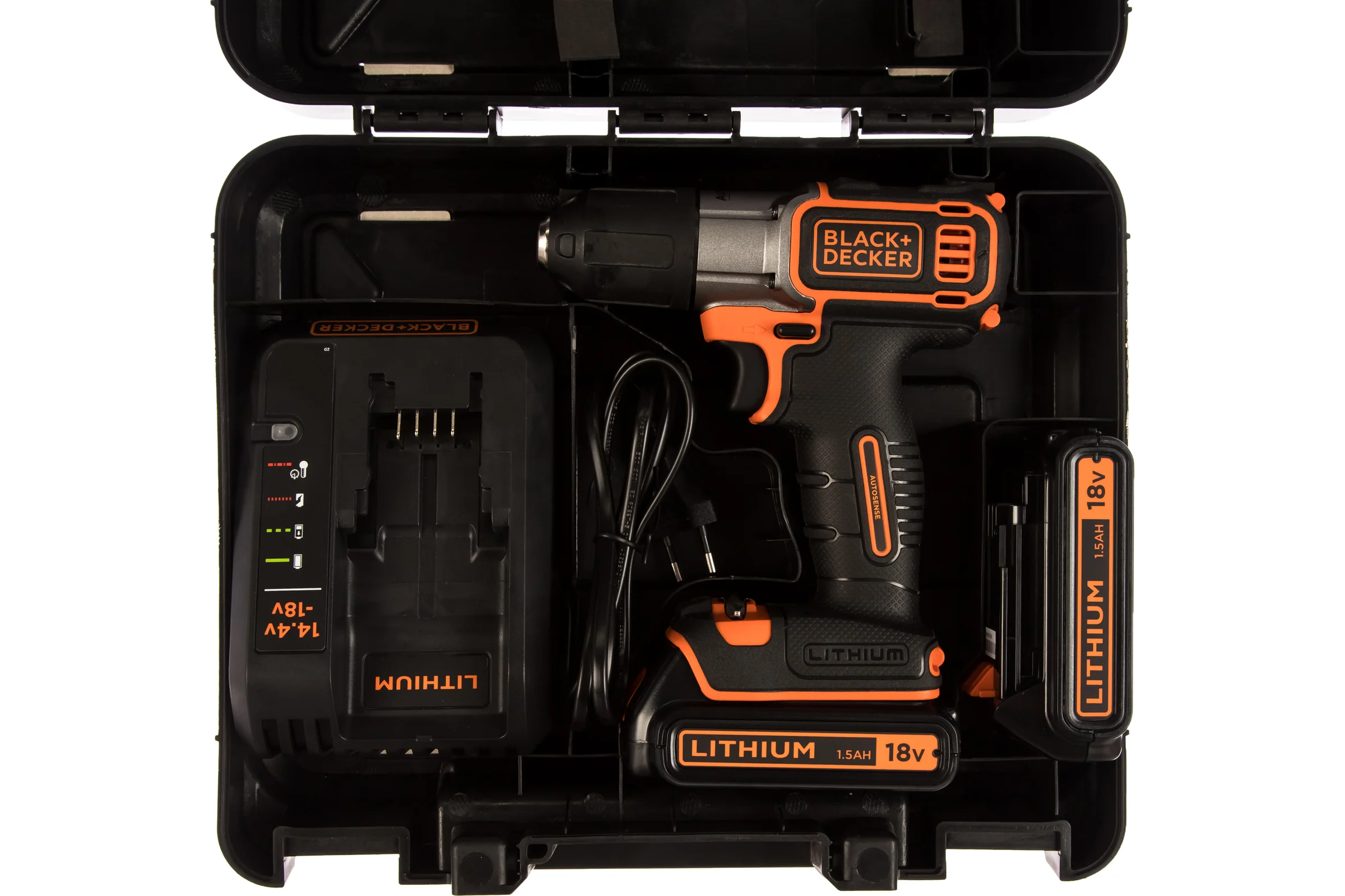 Аккумуляторная дрель-шуруповерт Black+Decker ASD18KB