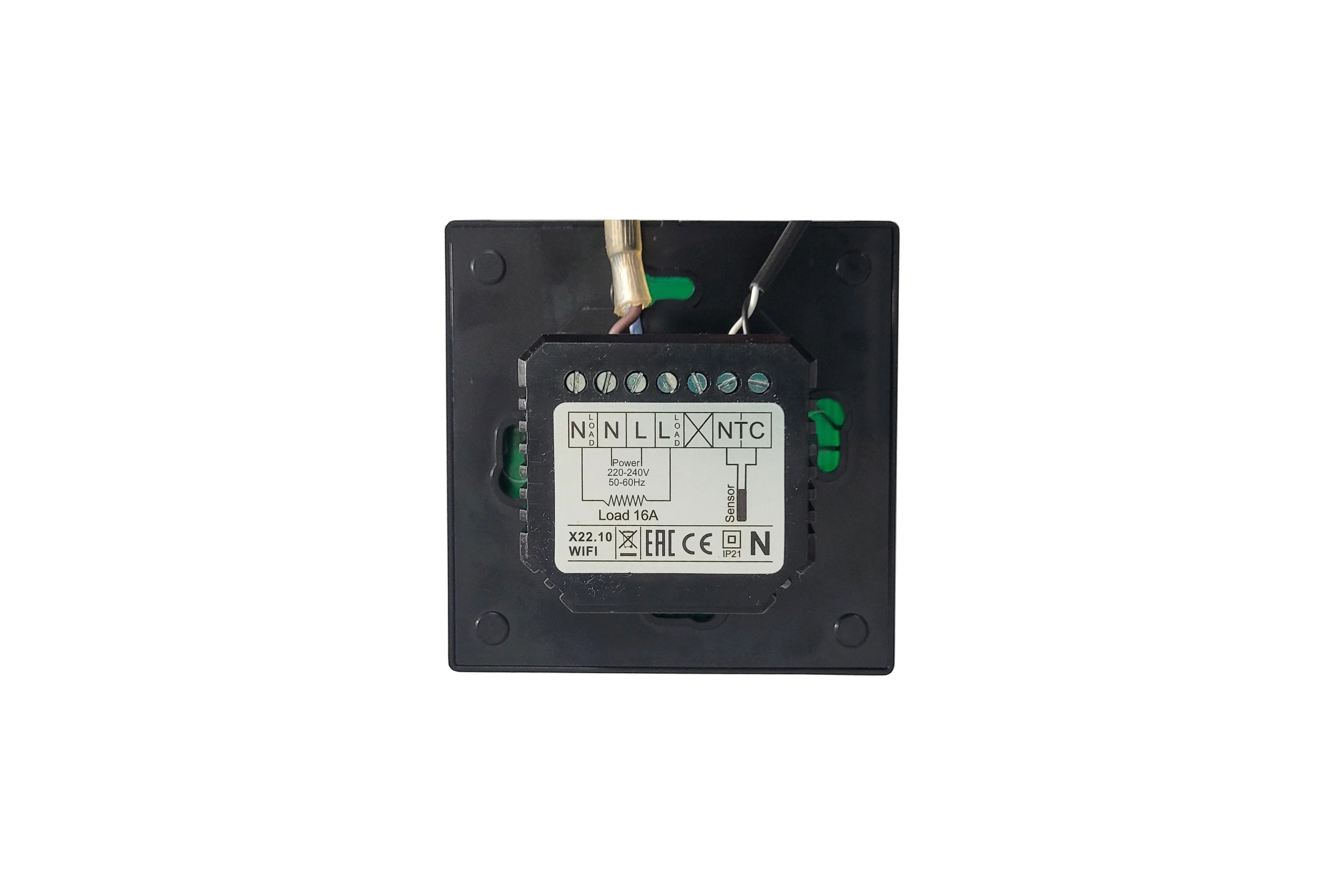 Терморегулятор Истэк X 22.10 WiFi черный M62 black