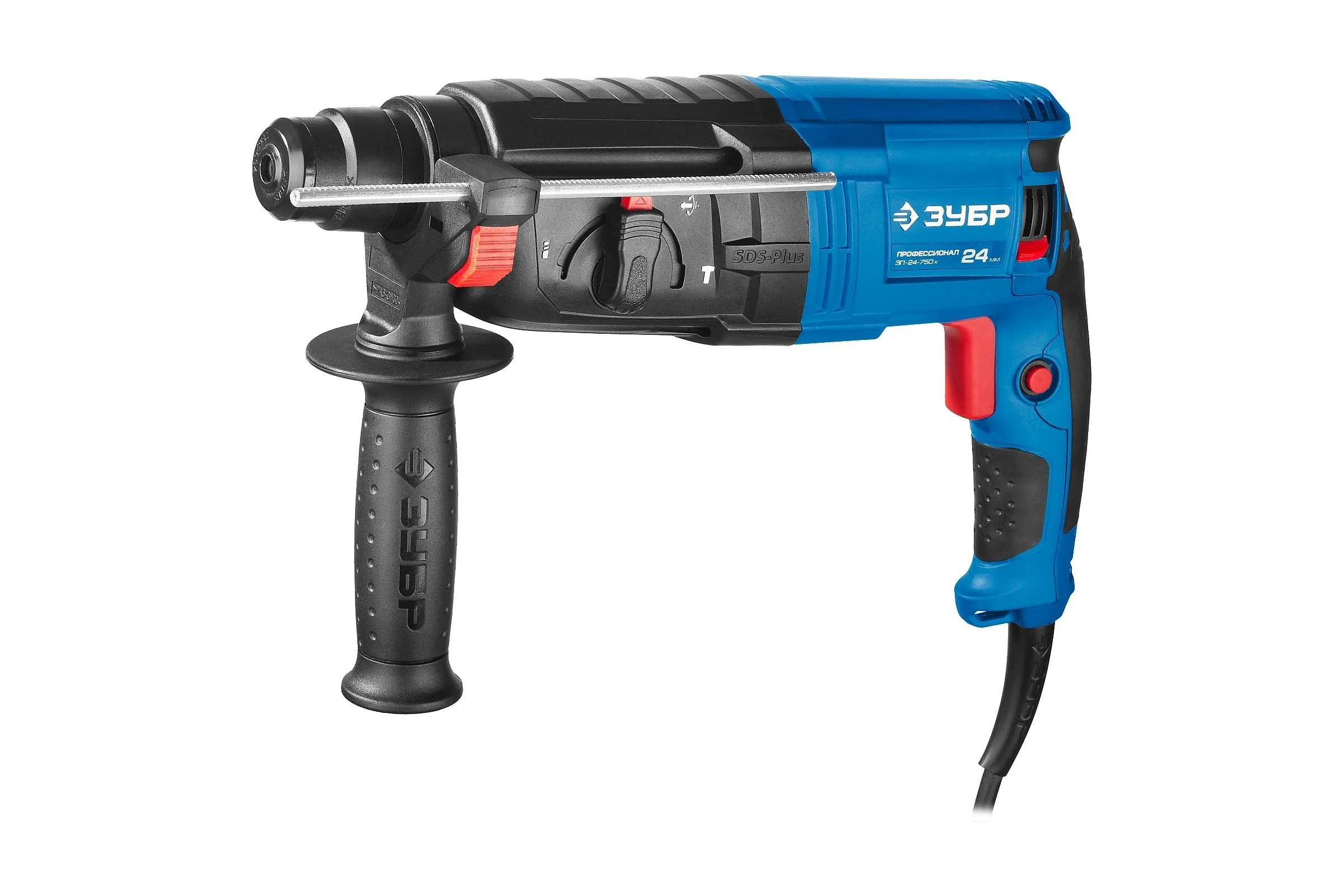 Перфоратор ЗУБР Профессионал SDS Plus 750 Вт ЗП-24-750 К