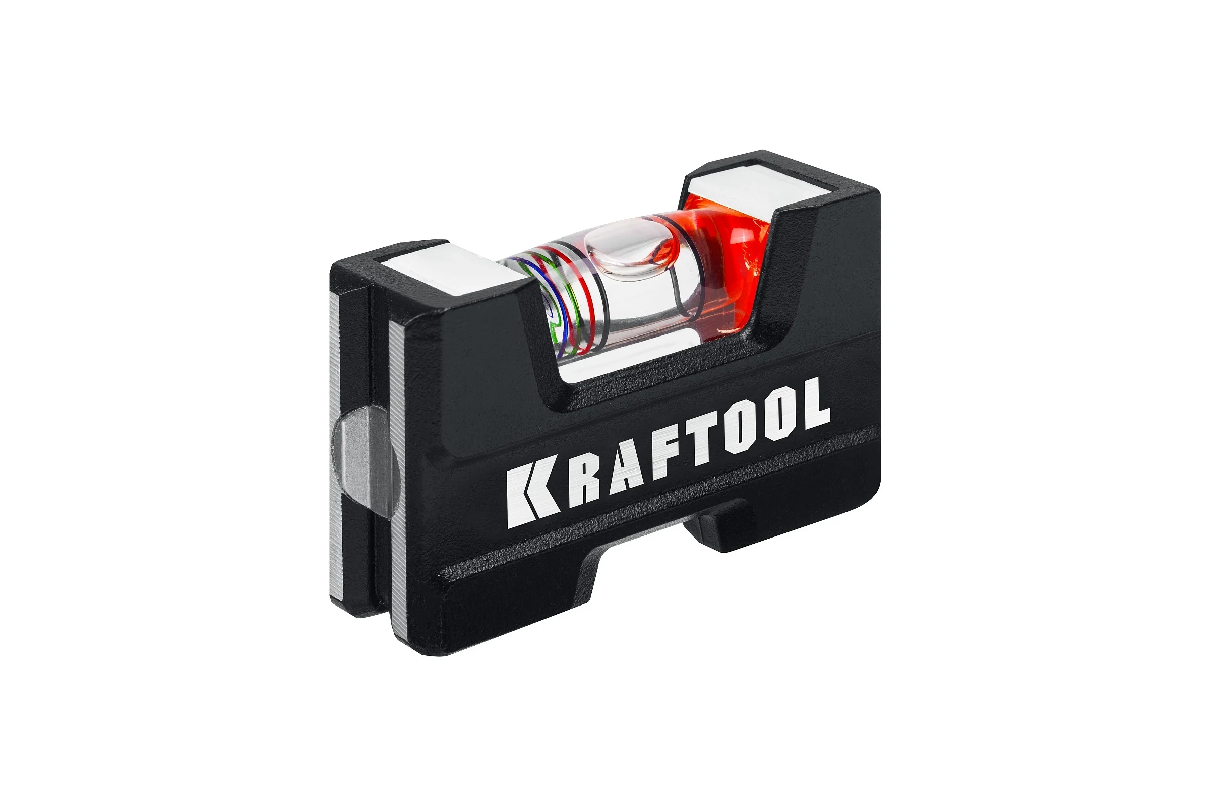 Компактный литой магнитный уровень KRAFTOOL 5-в-1 76 мм 34787