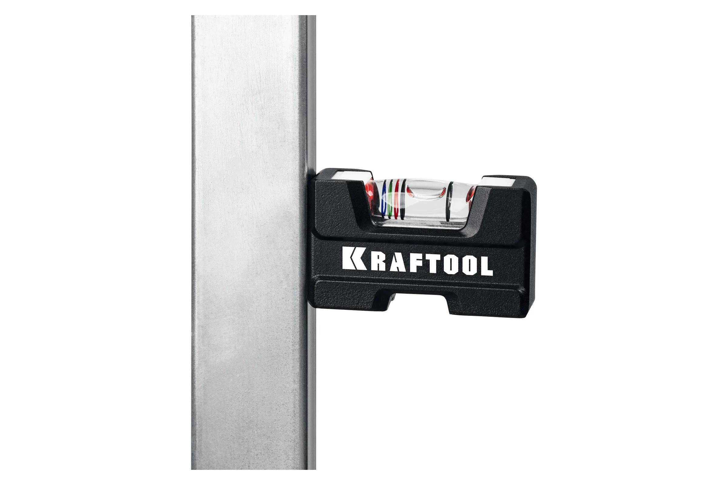 Компактный литой магнитный уровень KRAFTOOL 5-в-1 76 мм 34787