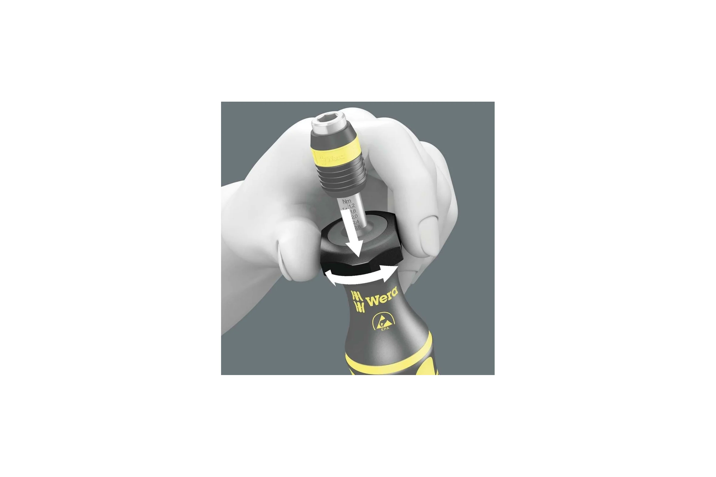 Динамометрическая отвертка WERA 7441 ESD 1.2-3.0 Нм WE-074731