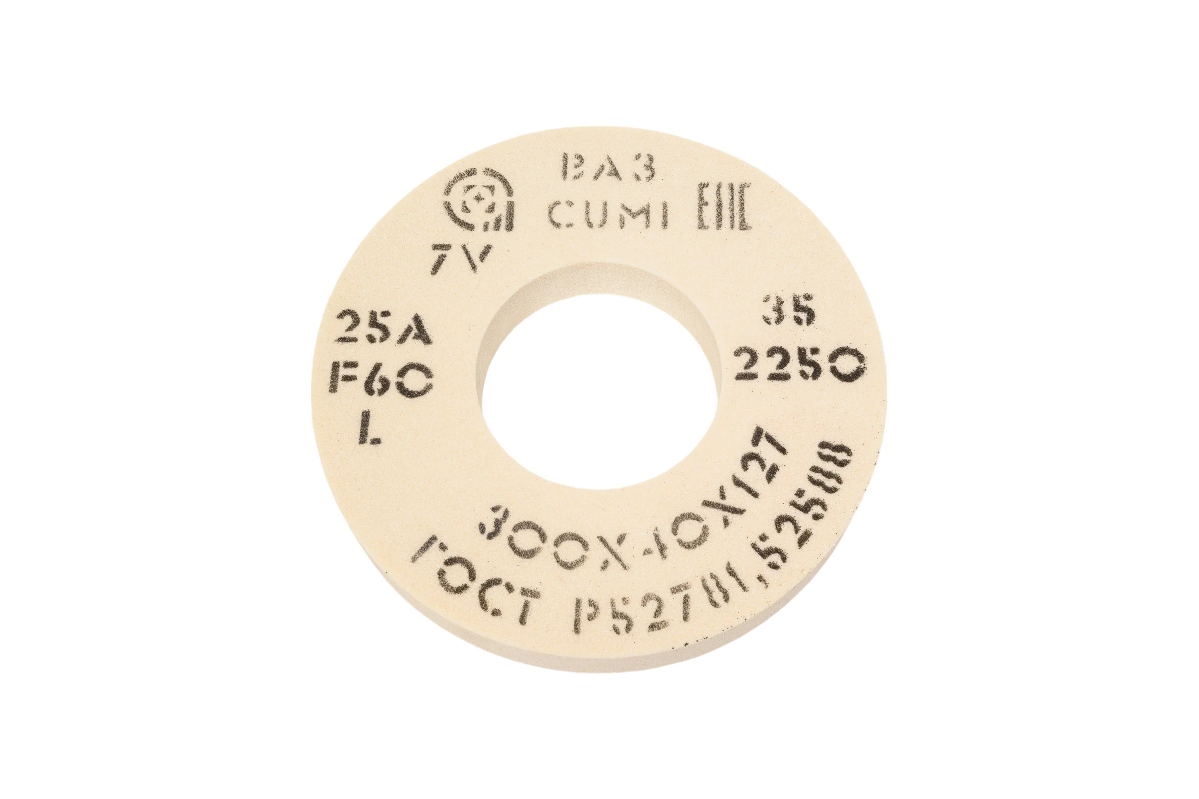 Круг шлифовальный 1 (300х40х127 мм; 25 А; 25СМ; F60 K/L) Волжский абразивный завод 002254