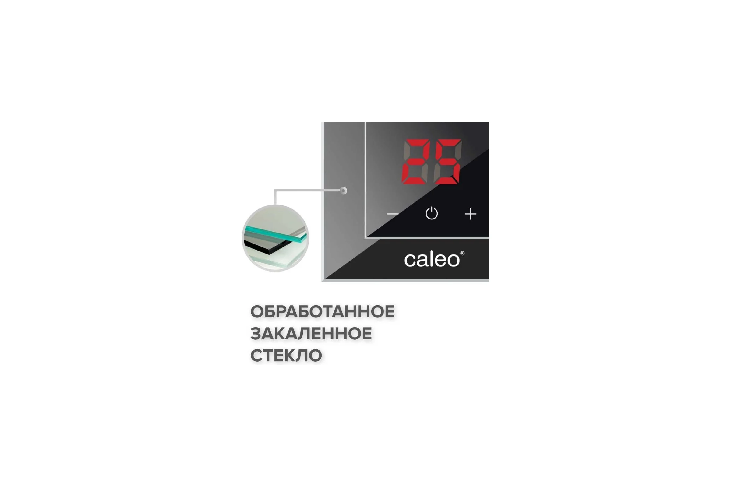 Терморегулятор CALEO NOVA встраиваемый, цифровой, 3,5 кВт, серебристый УП-00000355