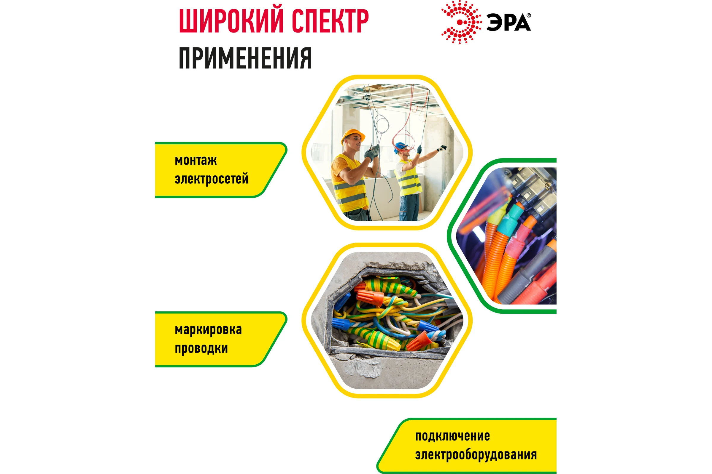 ПВХ-изолента ЭРА 15ммх20м желто-зеленая C0036548