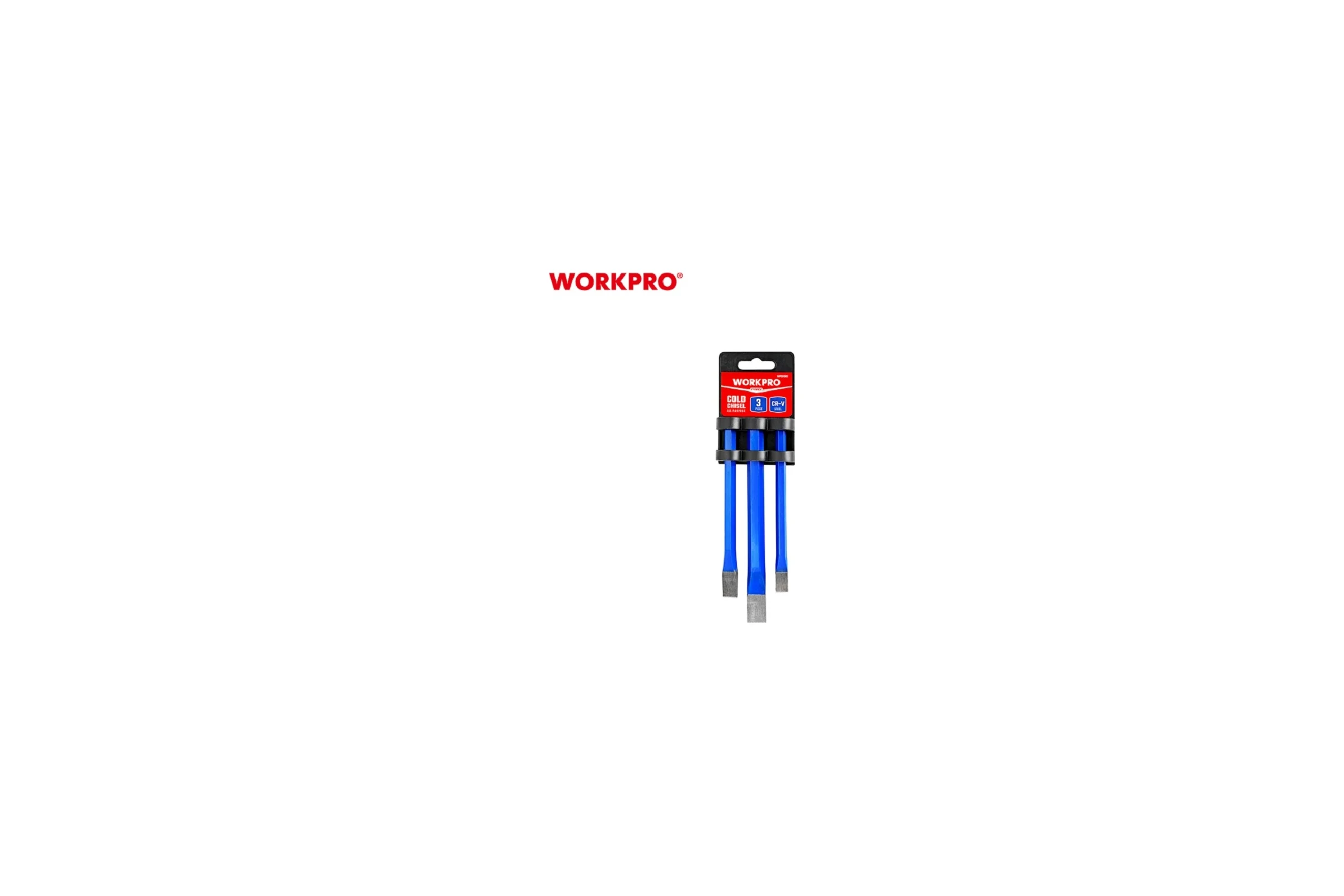 Набор слесарных зубил WORKPRO 3шт WP201302