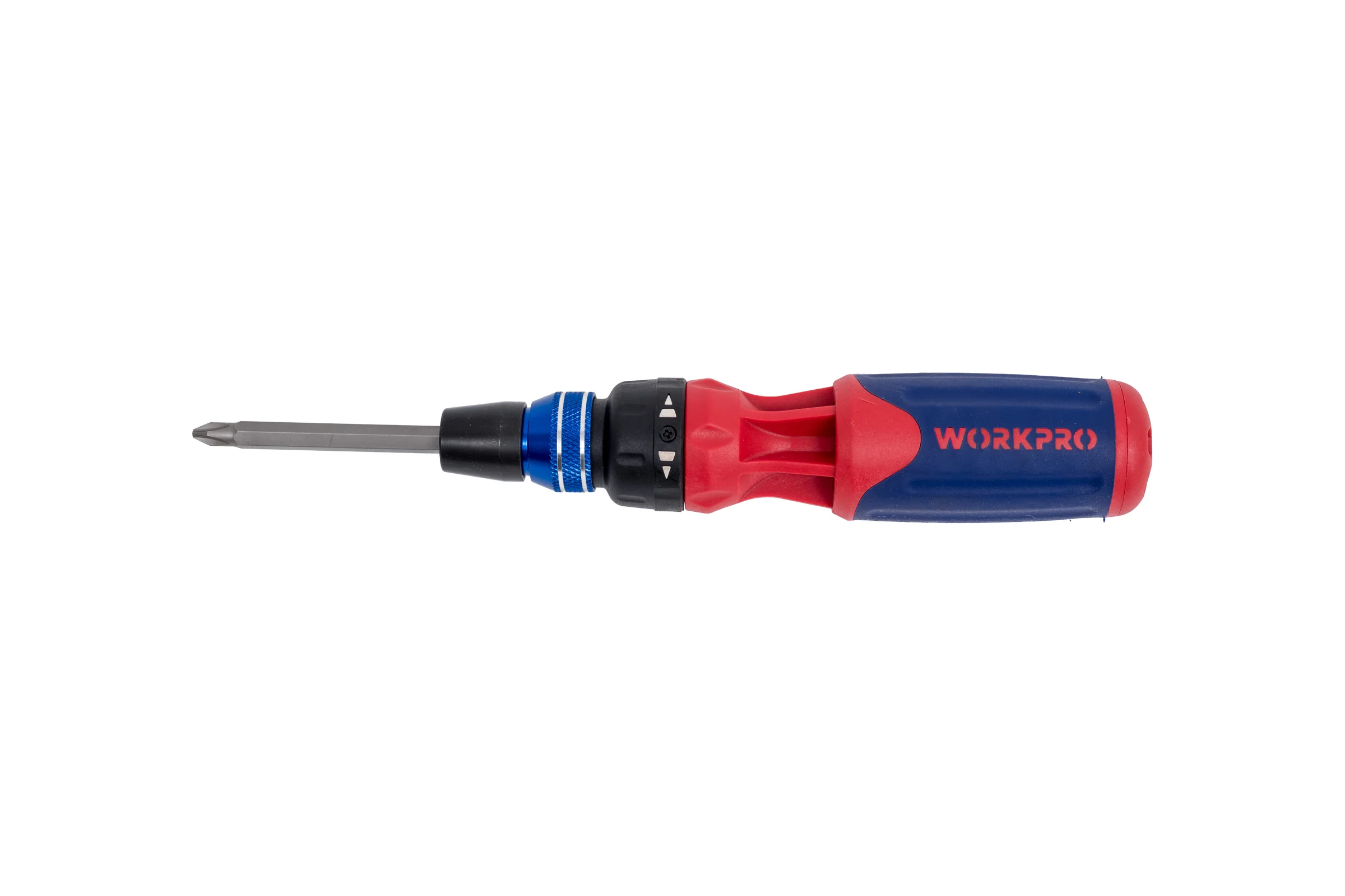 Отвертка WORKPRO 12-в-1, с трещоткой WP221063