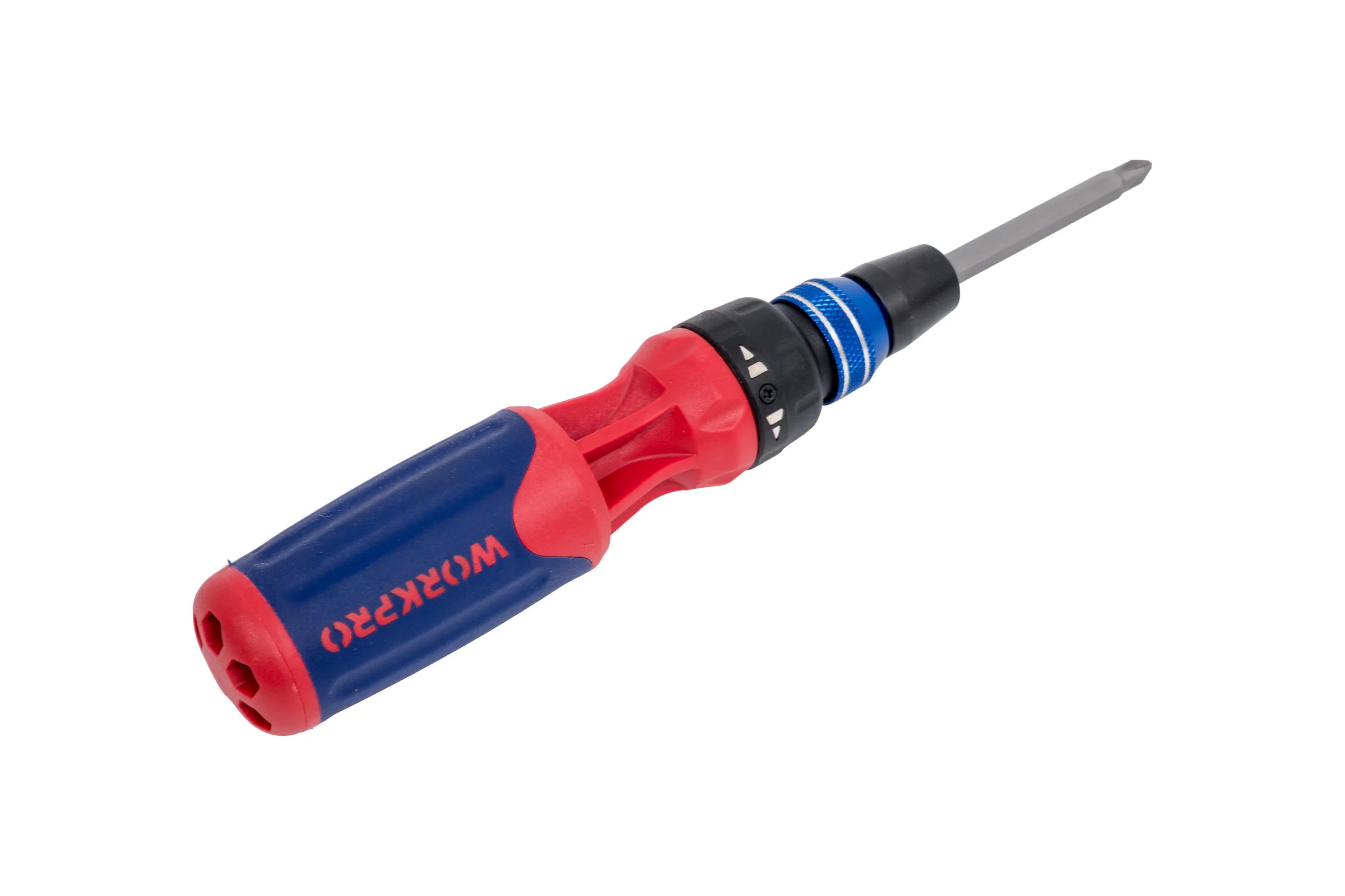 Отвертка WORKPRO 12-в-1, с трещоткой WP221063