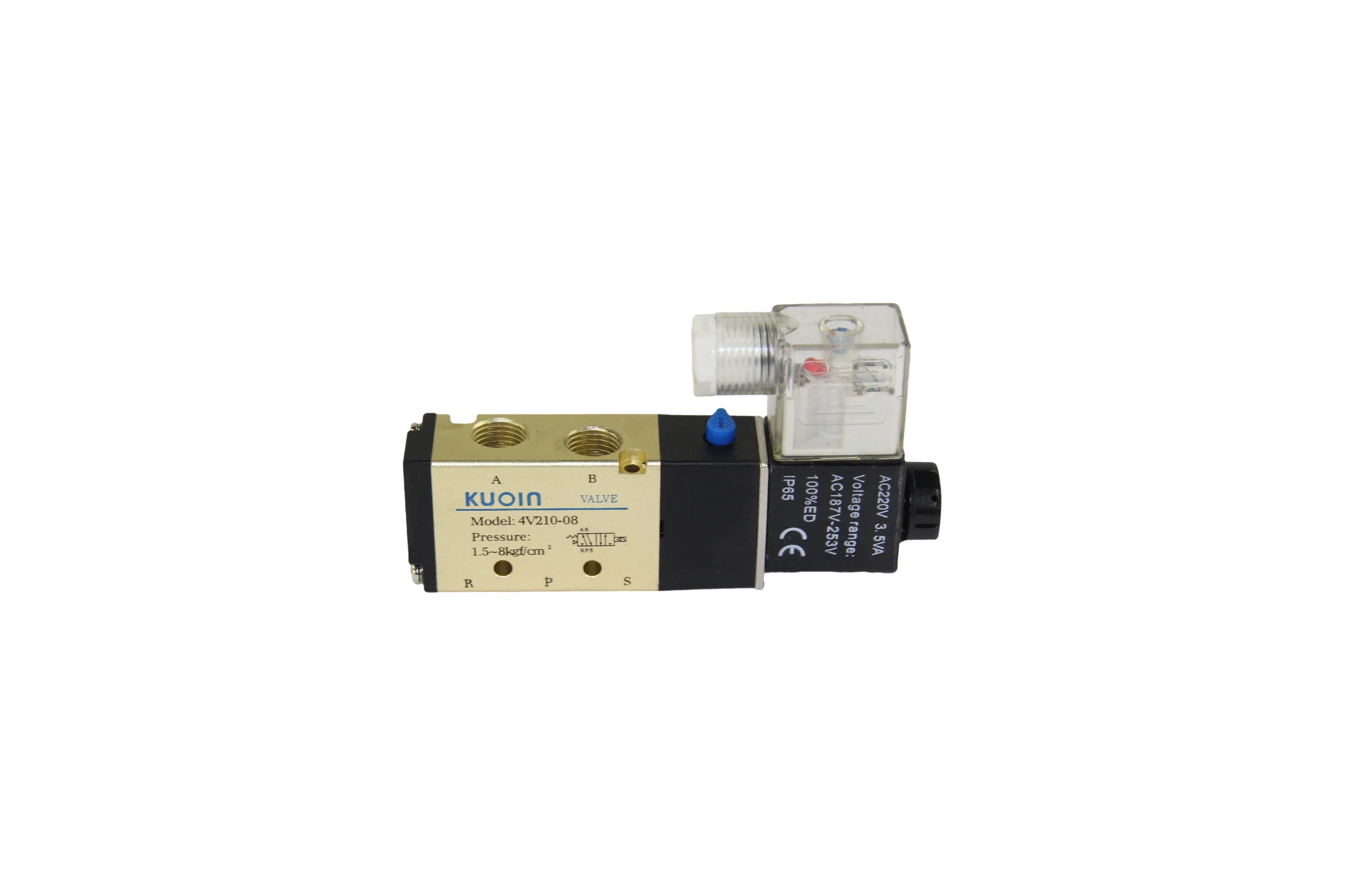 Пневмораспределитель DN.ru PND3-S1EM-52-1NC-J08 KUOIN 220В D290-00099