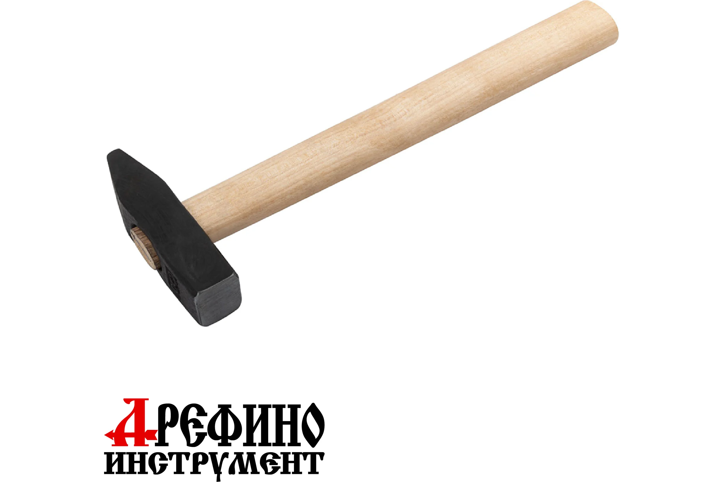 Слесарный молоток Арефино Инструмент с квадратным бойком, 600 г, оксидированный С173