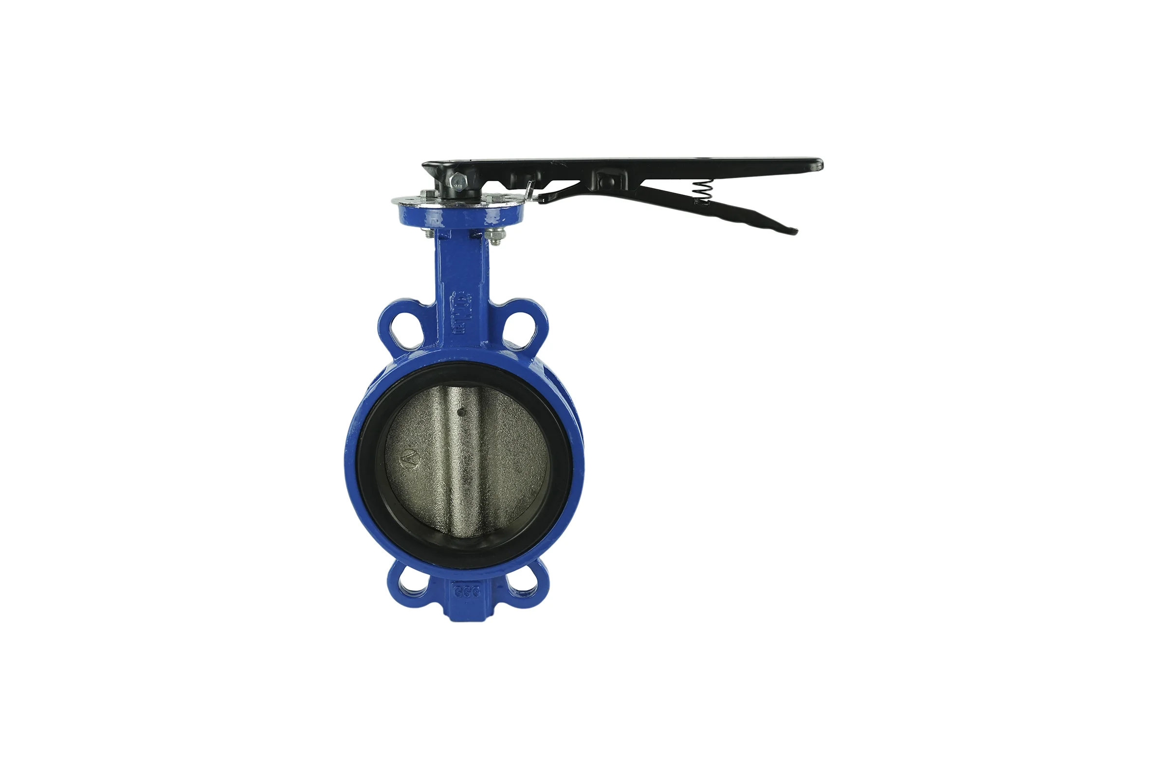 Дисковый поворотный затвор DN.ru  GGG50-GGG40-EPDM Ду100 Ру16 с рукояткой D050-08308